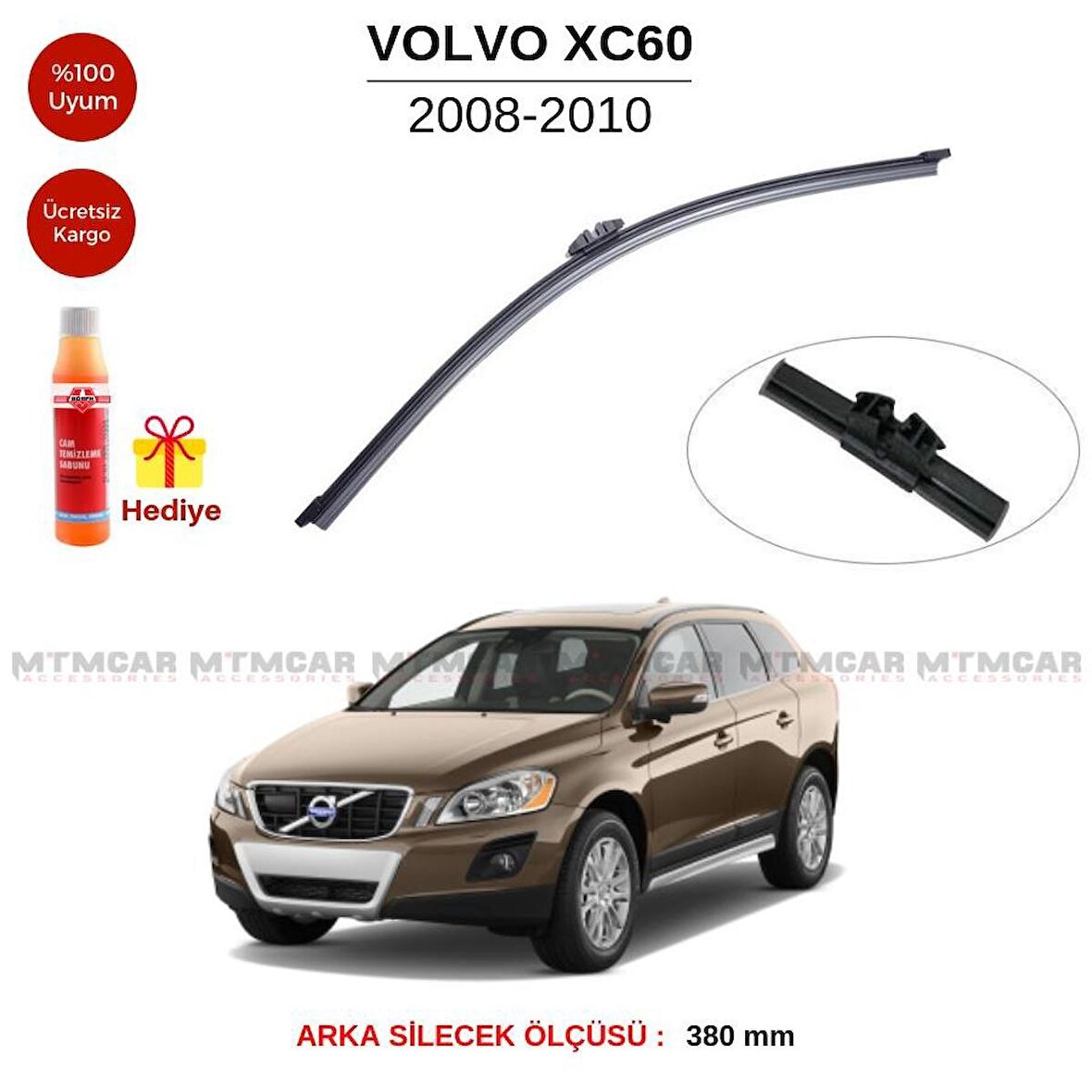 Volvo XC60 Arka Silecek 2008-2010 (MTM25-99)