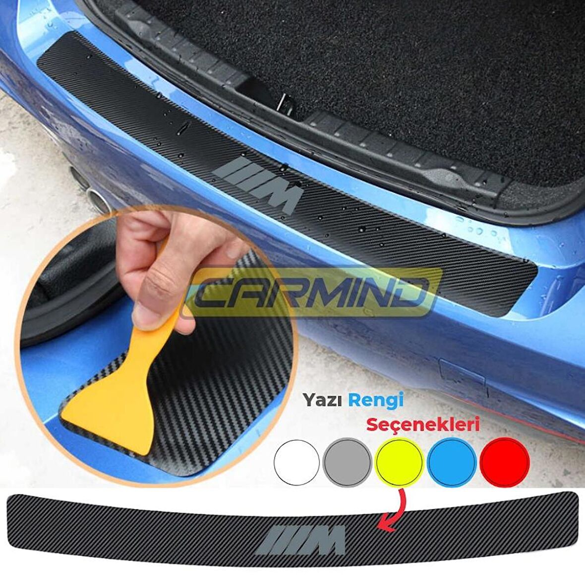Bmw M Bagaj ve Kapı Eşiği Karbon Sticker Set