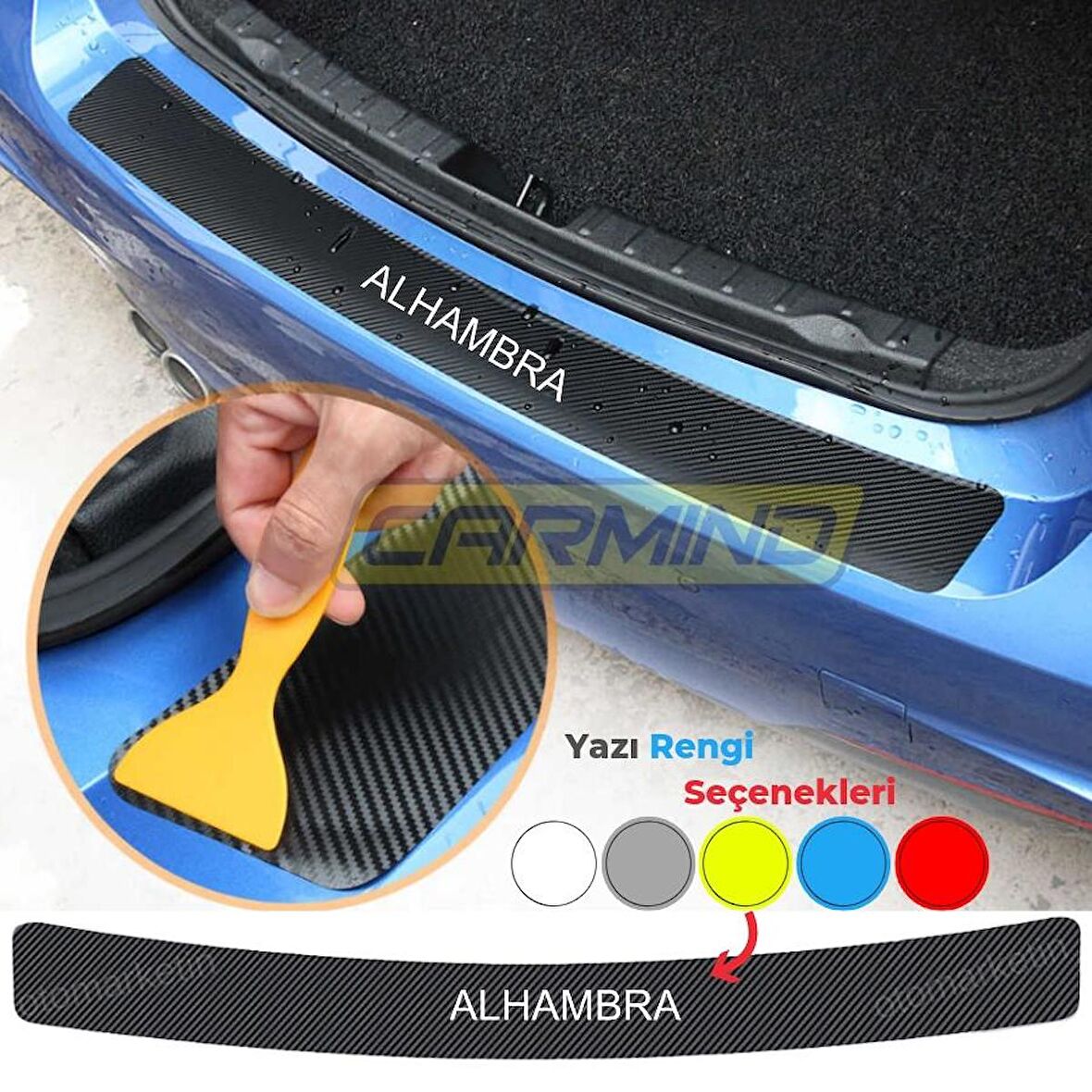 Seat Bagaj ve Kapı Eşiği Karbon Sticker Set