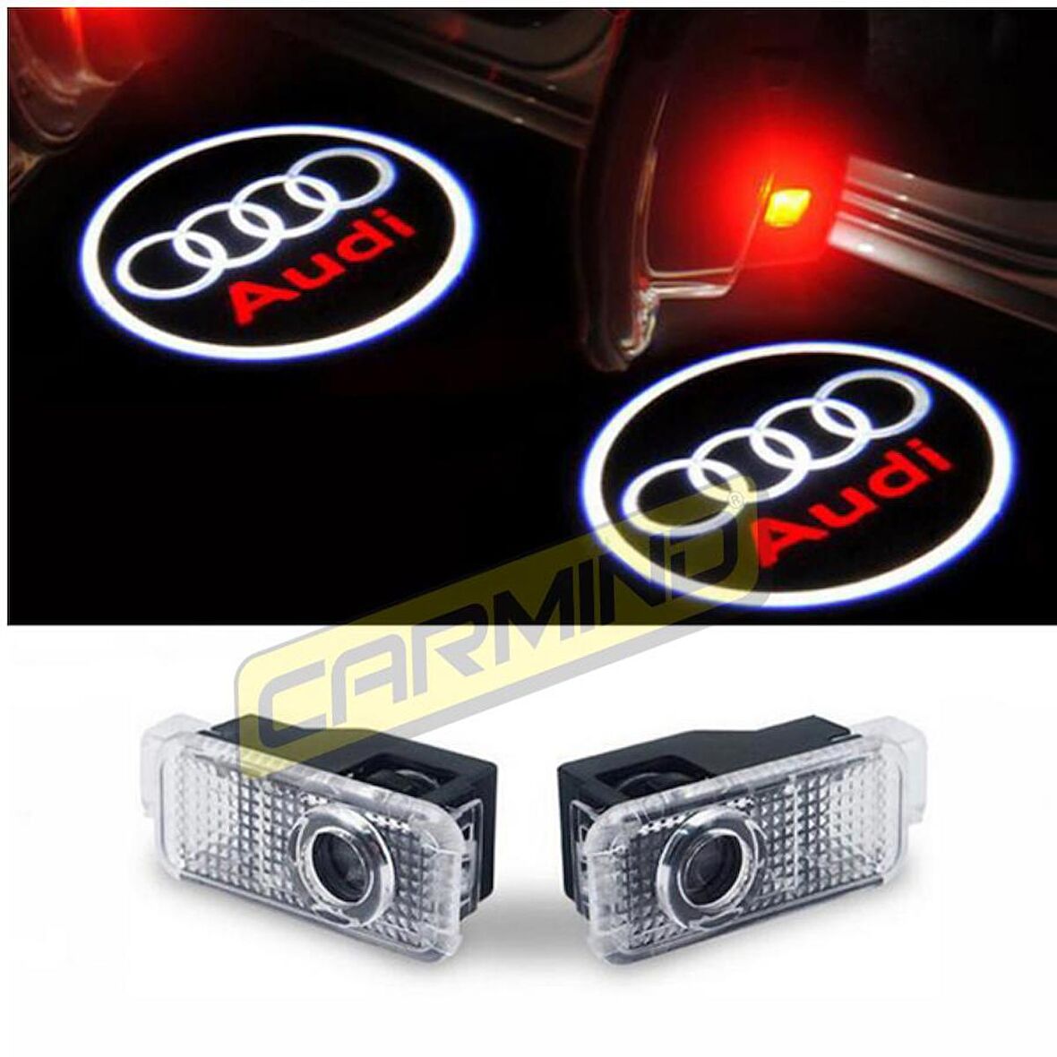 Audi A3 Kapı Altı Led Logo 2010-2013