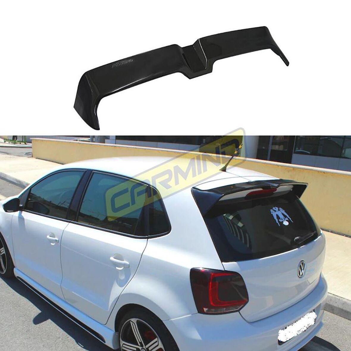 Volkswagen Polo Piano Black Oettinger Spoiler 2009-2017