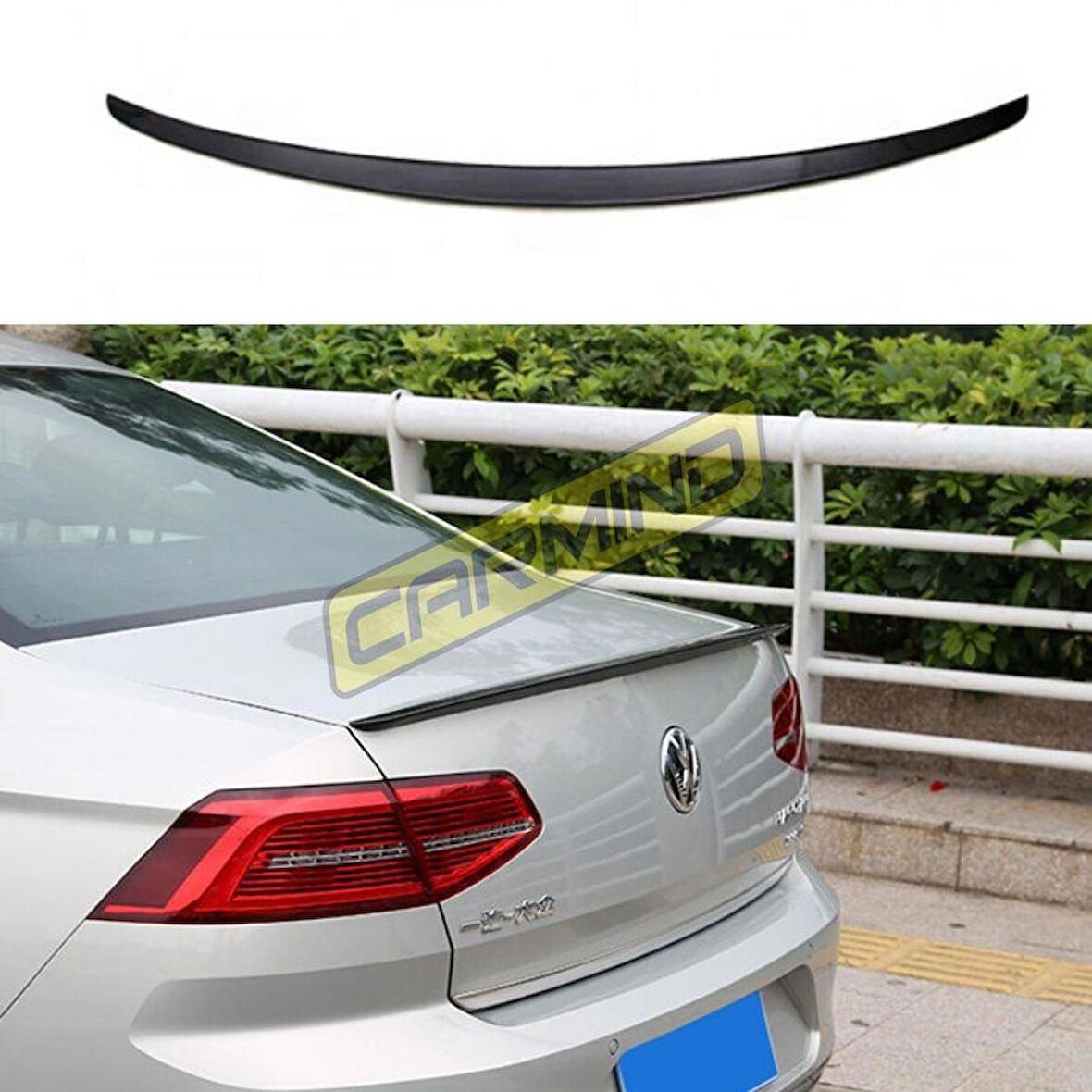 Volkswagen Passat B8 Bagaj Üstü Piano Black Spoiler 2015-