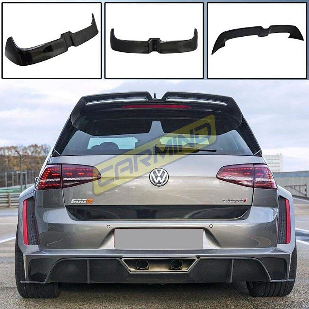 Volkswagen Golf 7 Piano Black Oettinger Spoiler 2013-2018