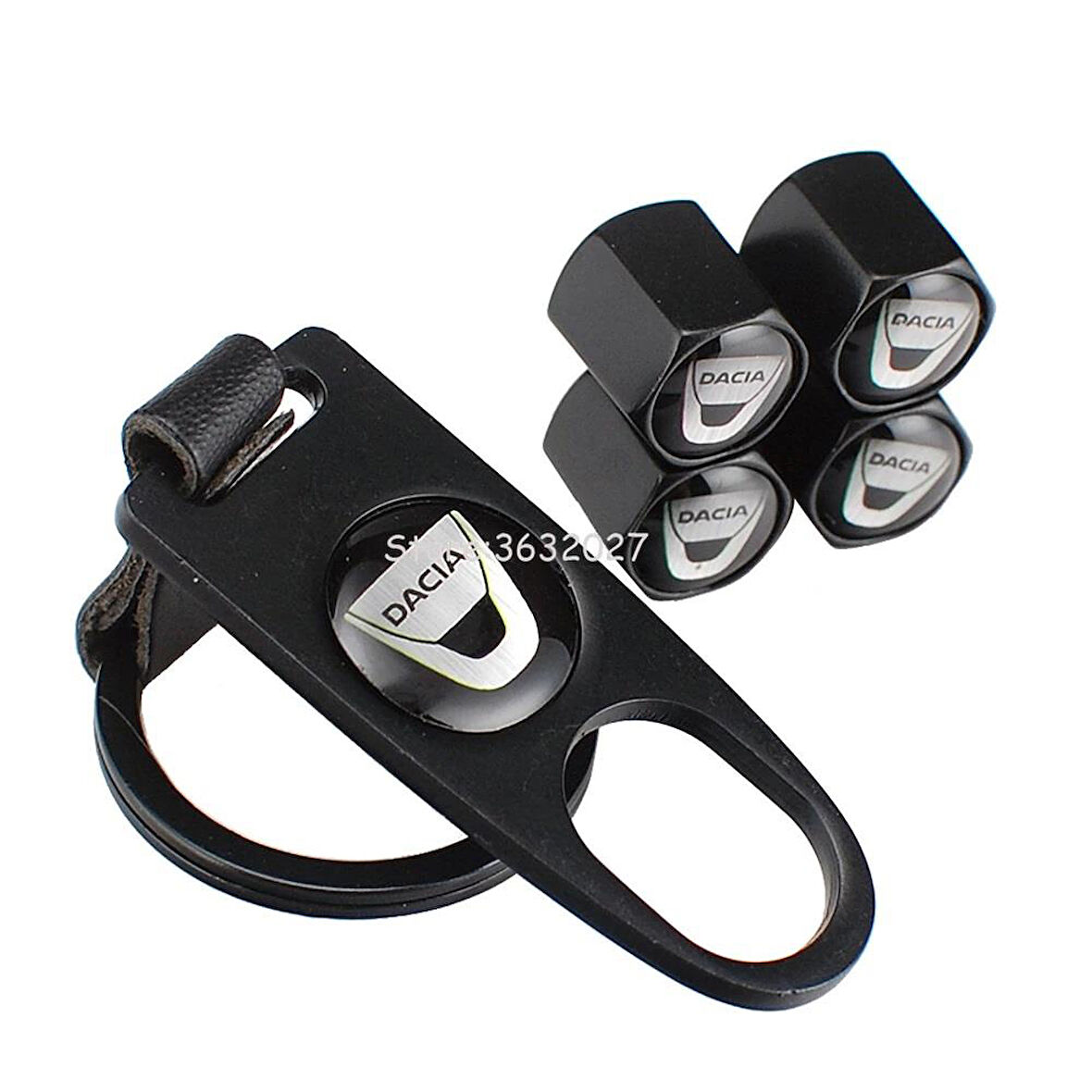 Dacia Metal Sibop Kapağı Anahtarlık Seti