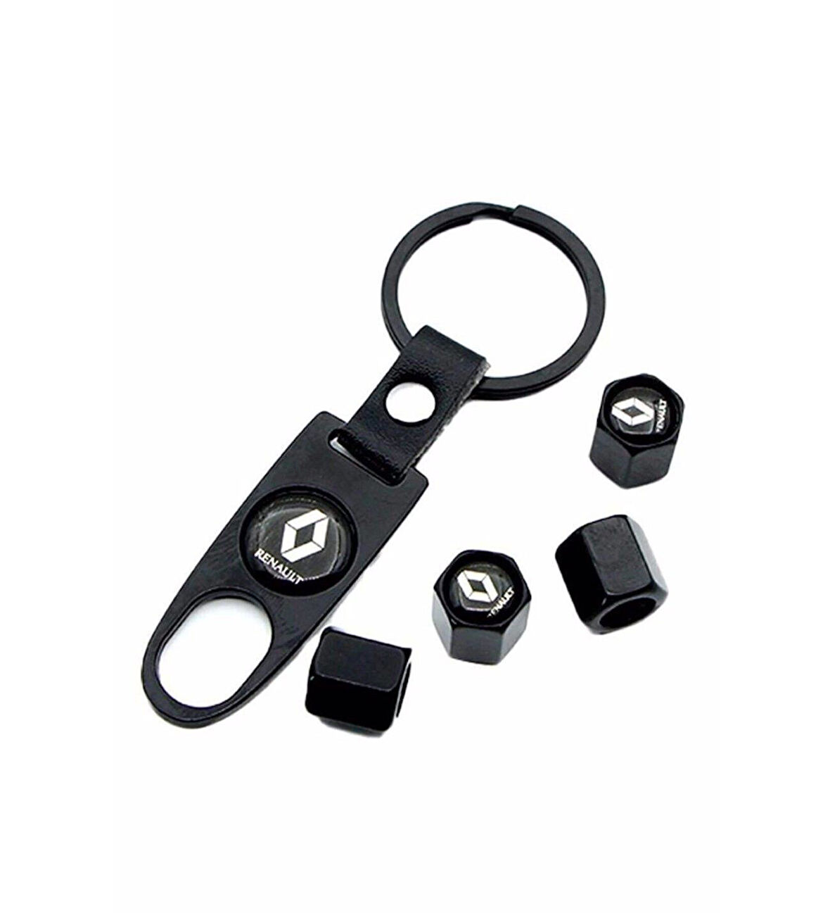 Renault Metal Sibop Kapağı Anahtarlık Seti