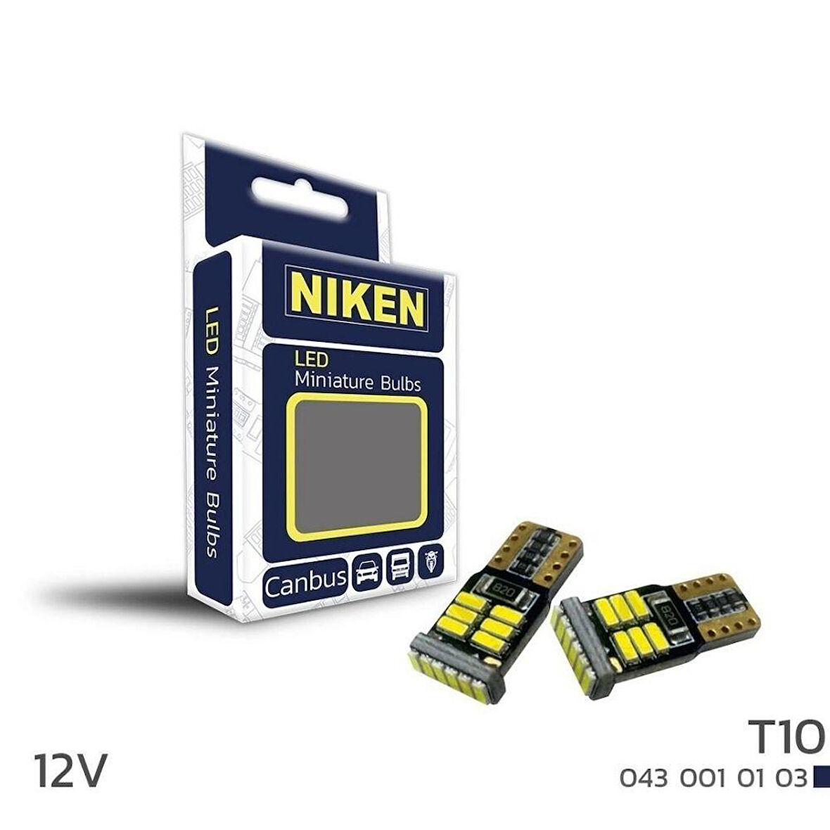 Niken T10 Led Park Ampulü 18 Ledli Mini 12V