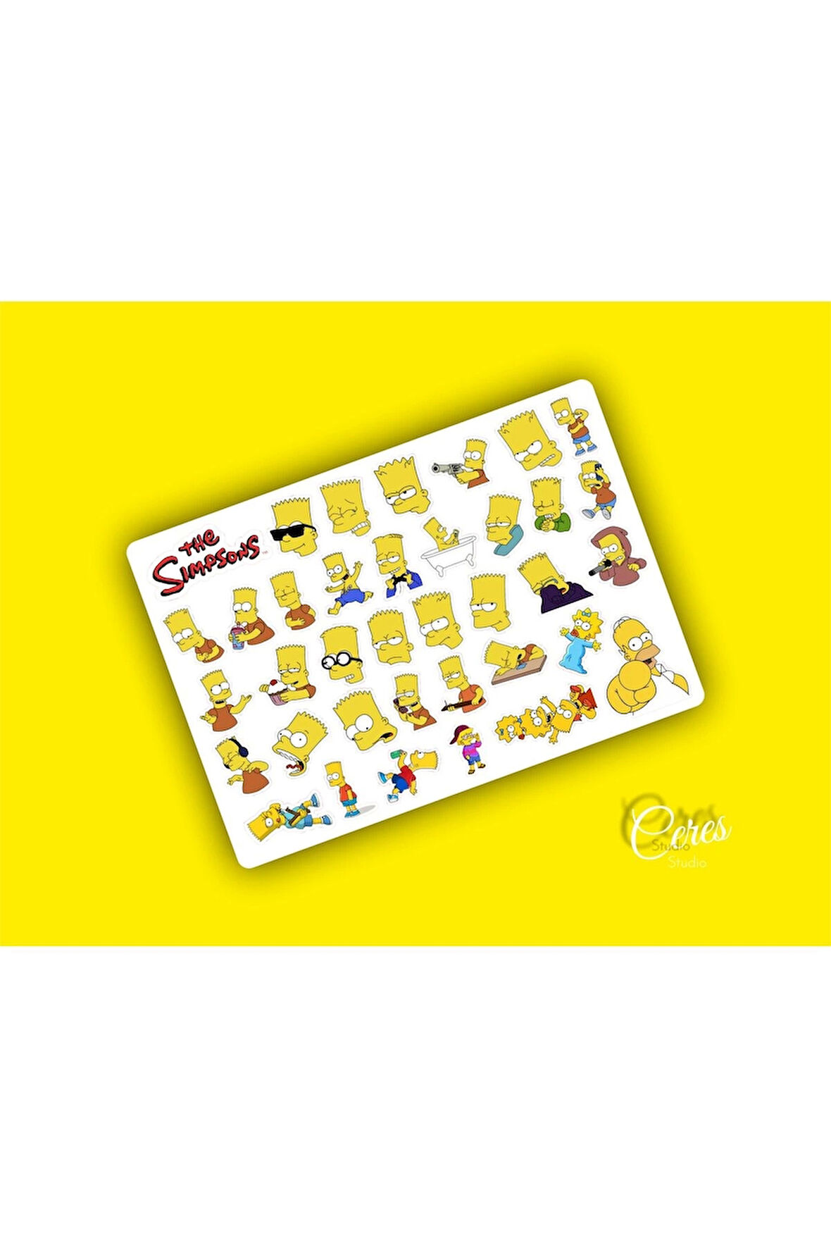 The Sımpson Bart Sticker - 37 Etiket