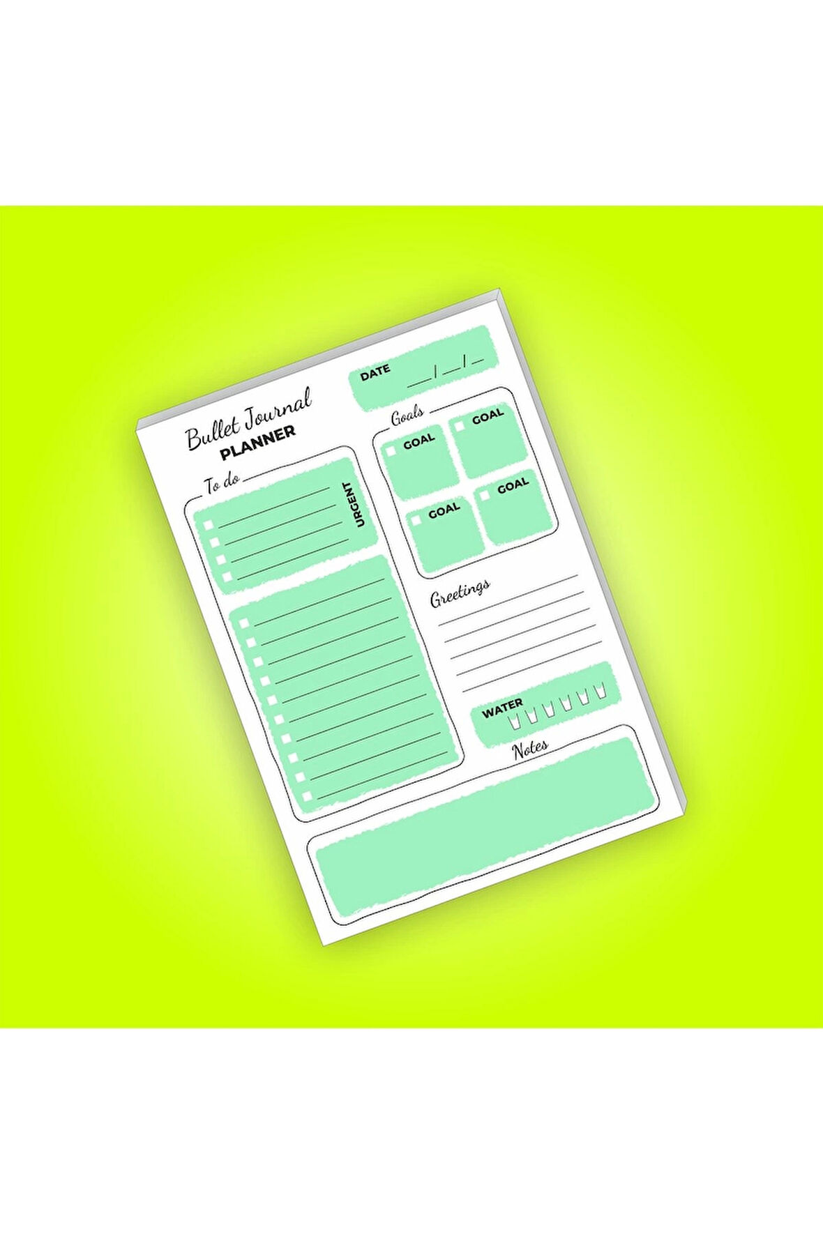 Günlük Planlayıcı | Daily Planner | Notepad | Notebook | Not Defteri | A5 Bloknot