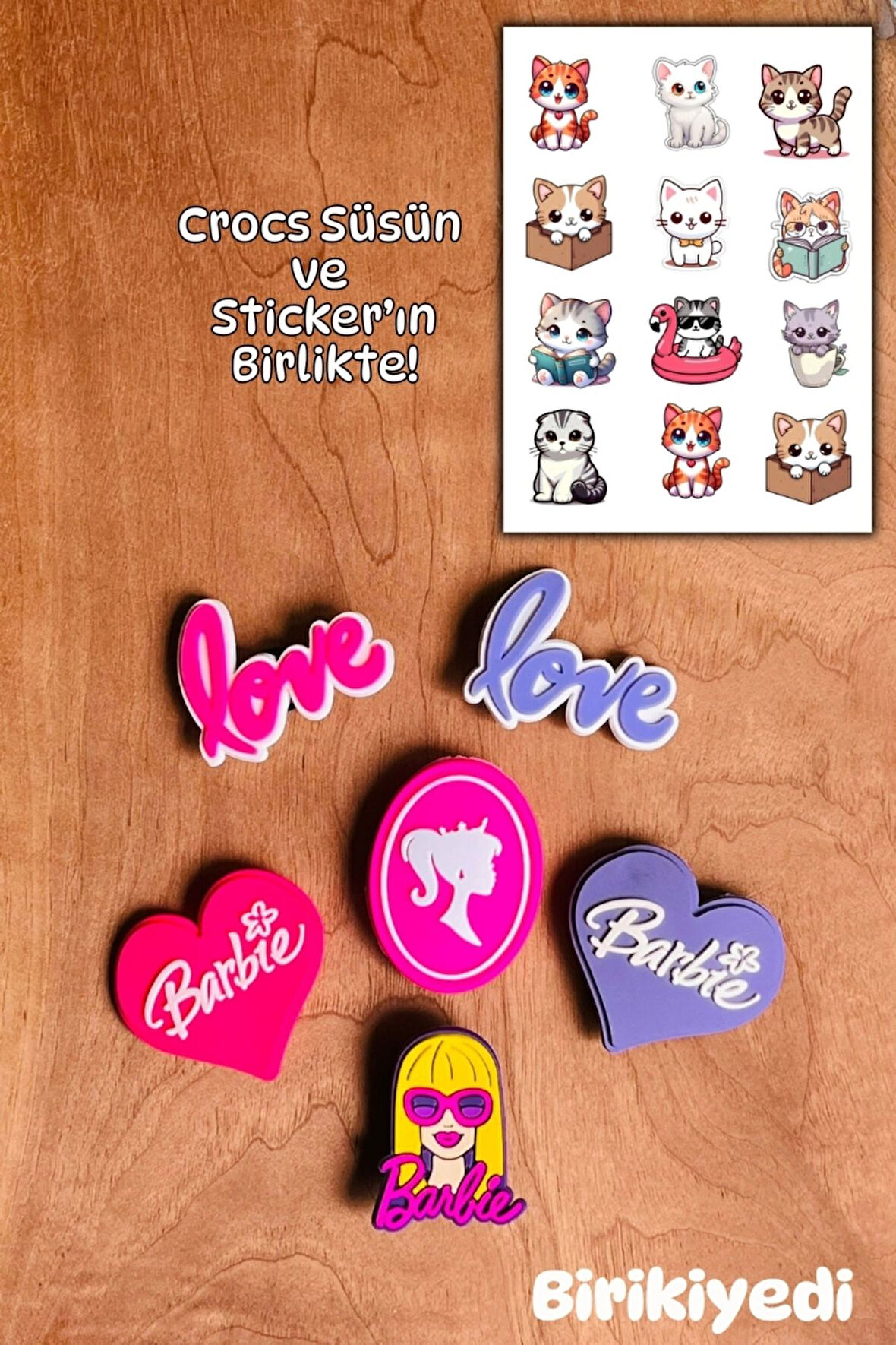 Jibbitz Terlik Süsü 6'Lı Set