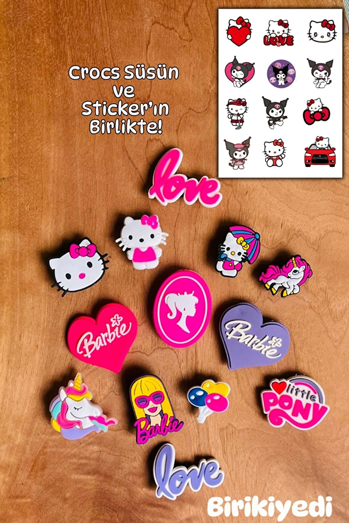 Jibbitz Terlik Süsü Servimli13'Lü Süper Set