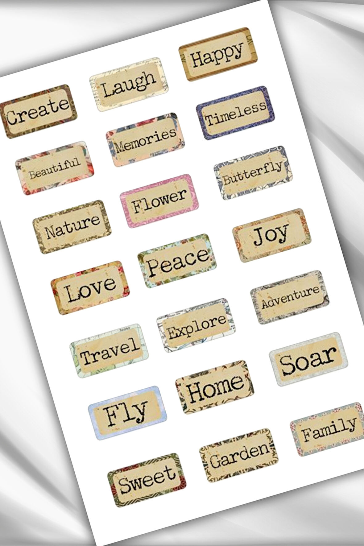 Motivasyon/Manifest/Olumlama/Motto Temalı A5 Ebatlı Sticker/Etiket/Telefon/Laptop