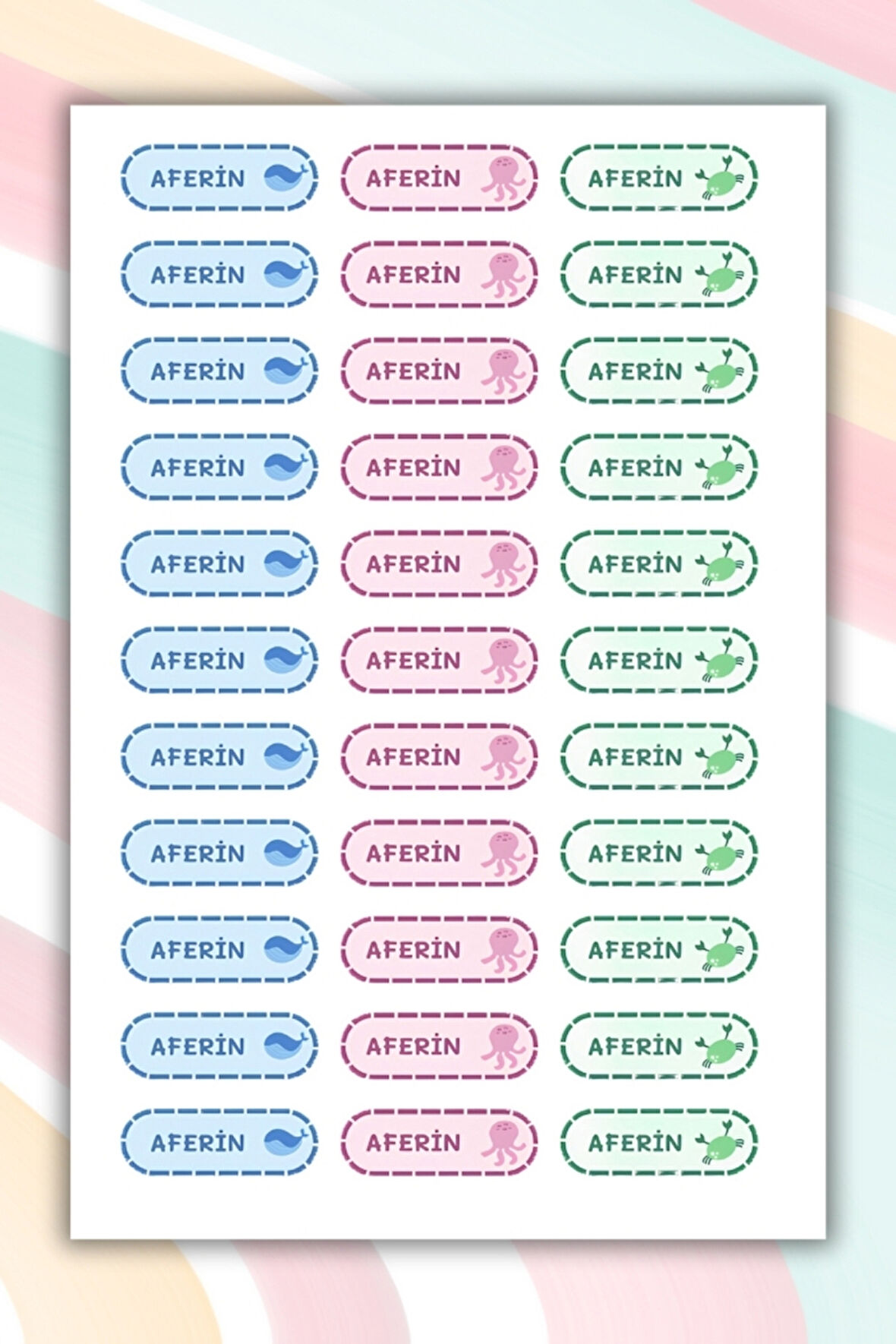 33 Adet Öğretmenler İçin Ödül/Ödev/Motivasyon/Etiket Okul Sticker