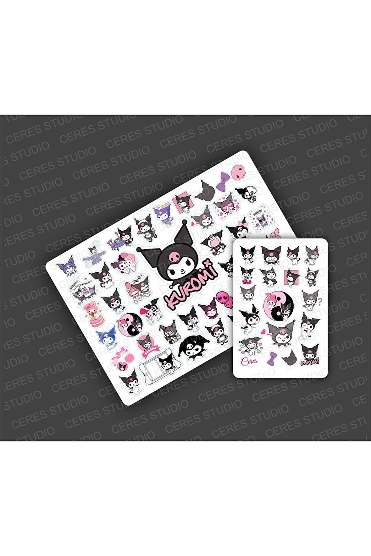 Kuromi Sticker 61 Adet Etiket ( Planlayıcı Bullet Journal Için Uygundur.)
