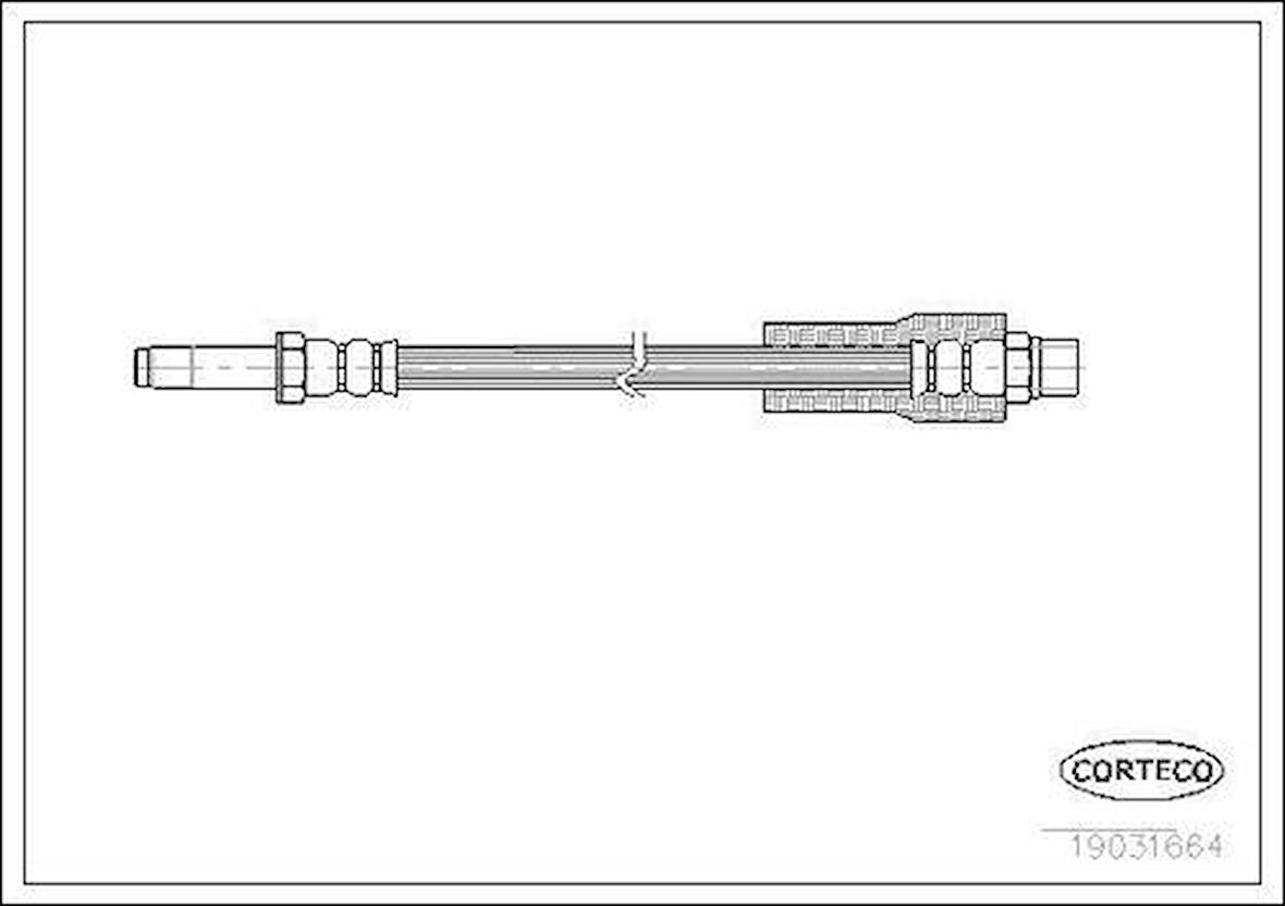 Corteco 19031664 Fren Hortumu Arka BMW E39 96-02 1165190