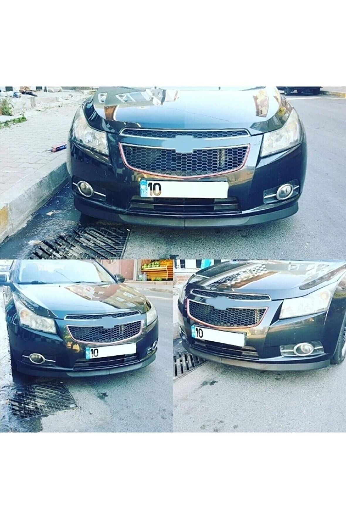 Chevrolet Cruze Uyumlu Astra H Lip 2 Parça Ön Tampon Eki 1. Sınıf Kaliteli