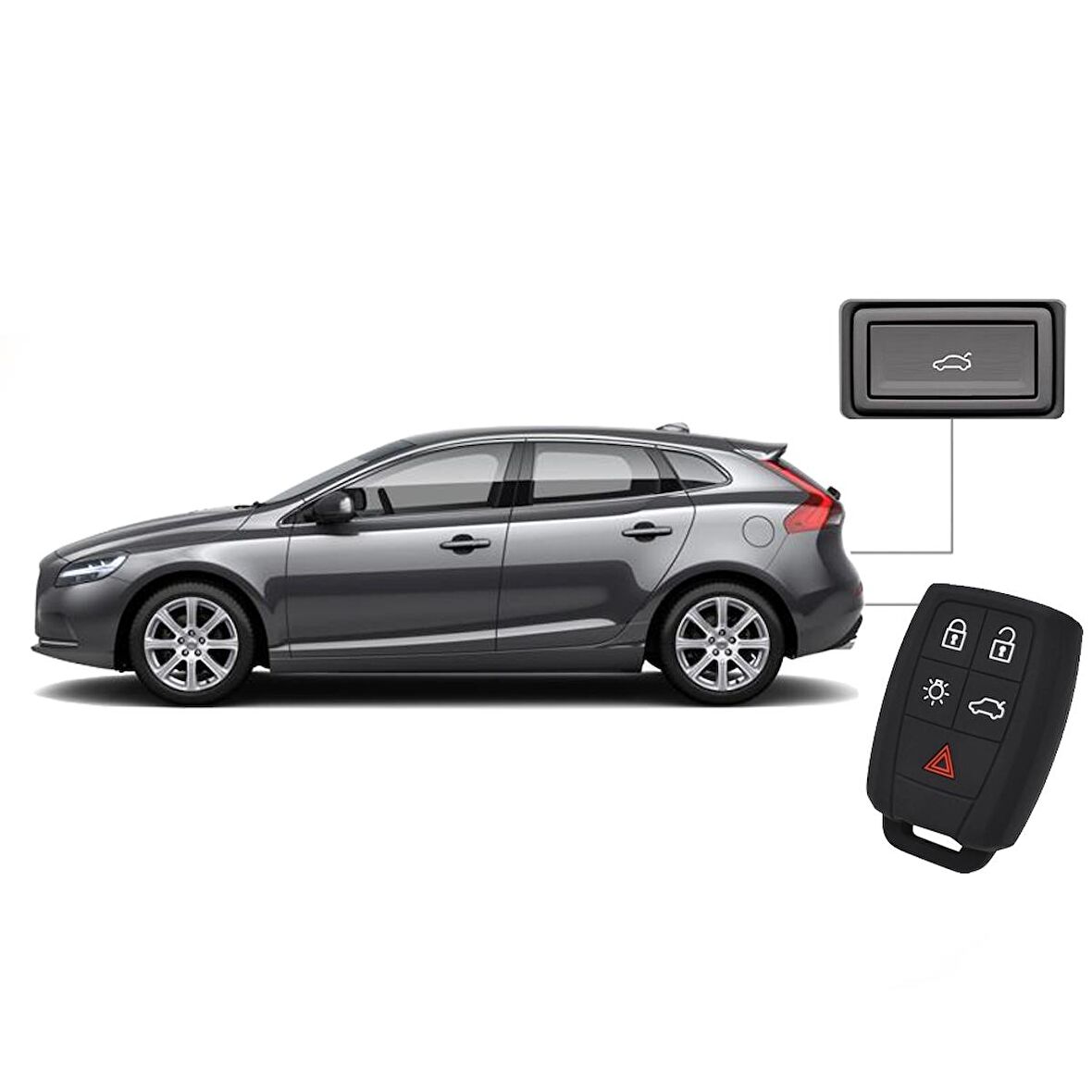 Volvo V40 Elektrikli Bagaj Sistemi (2018+)