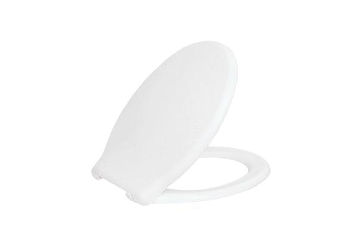 Creavit Çınar Plastik Menteşeli Klozet Kapağı Beyaz