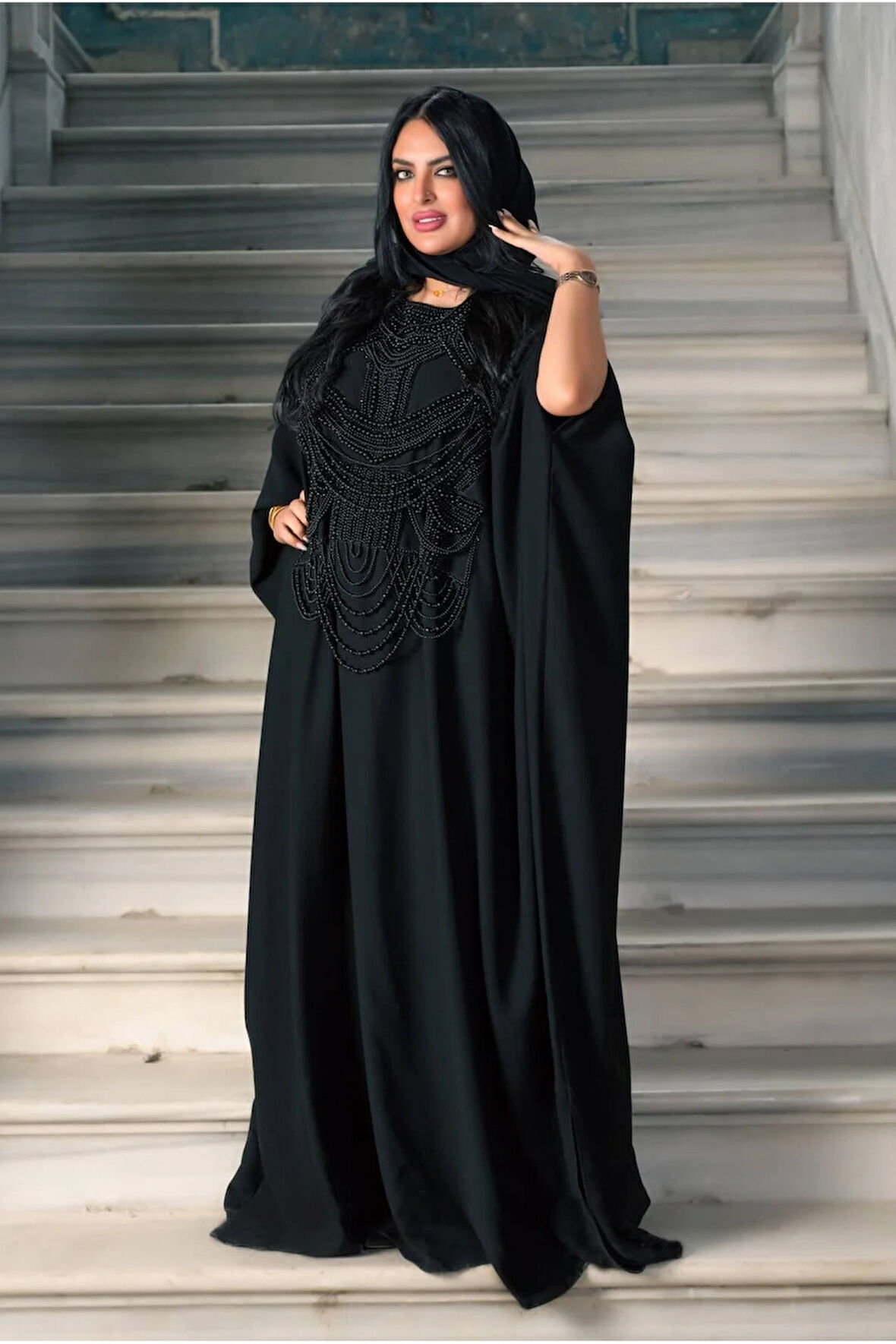 Black Pearl Abaya