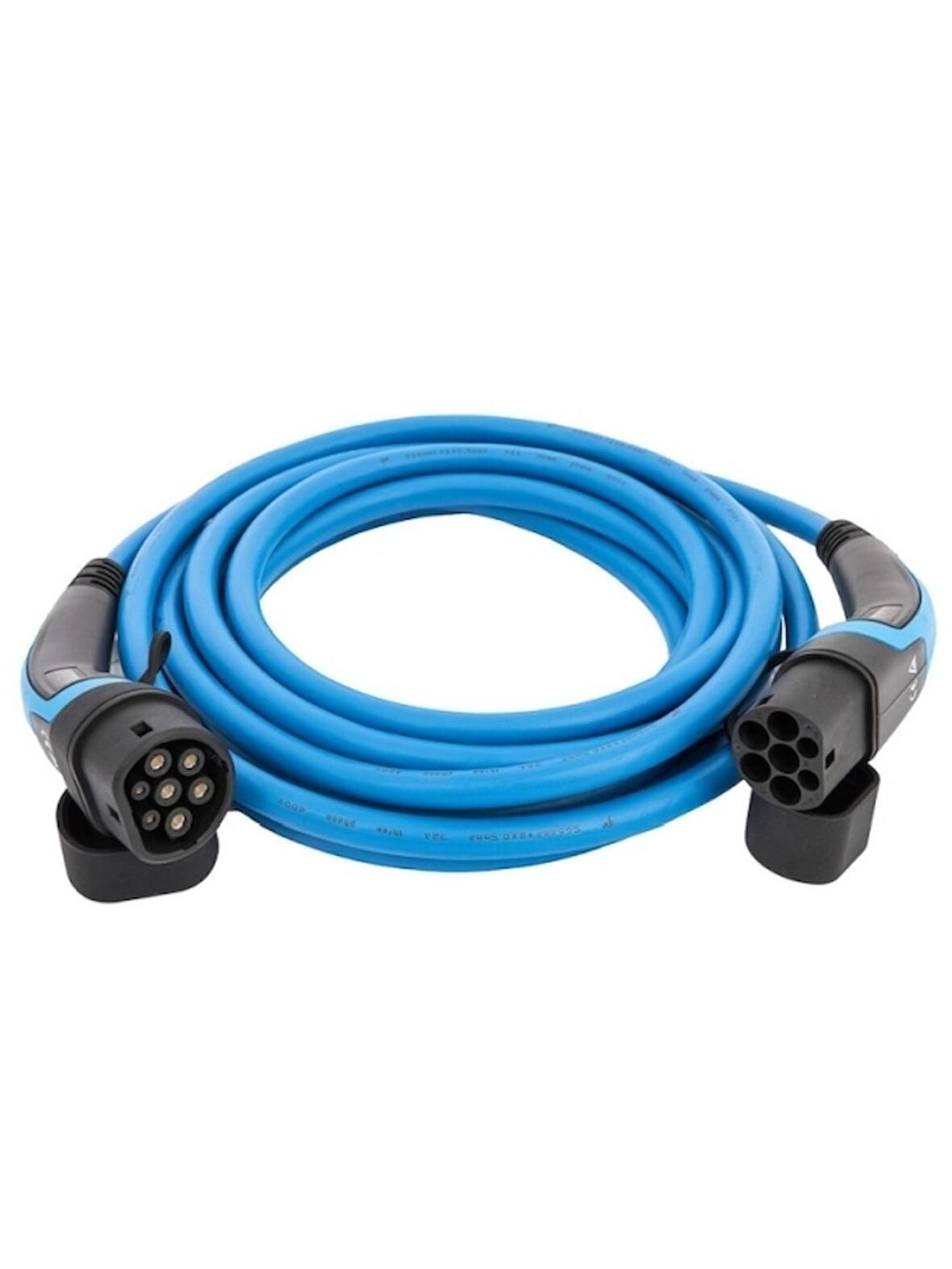 Ever Charger Tip 2 Elektrikli Araç Şarj Kablosu 15 Metre Eco Mavi