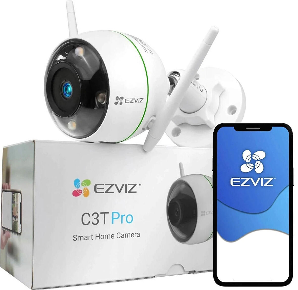 EZVIZ CS-C3T Pro 4mp 2.8mm Wi-Fi Ip Bullet Güvenlik Kamerası