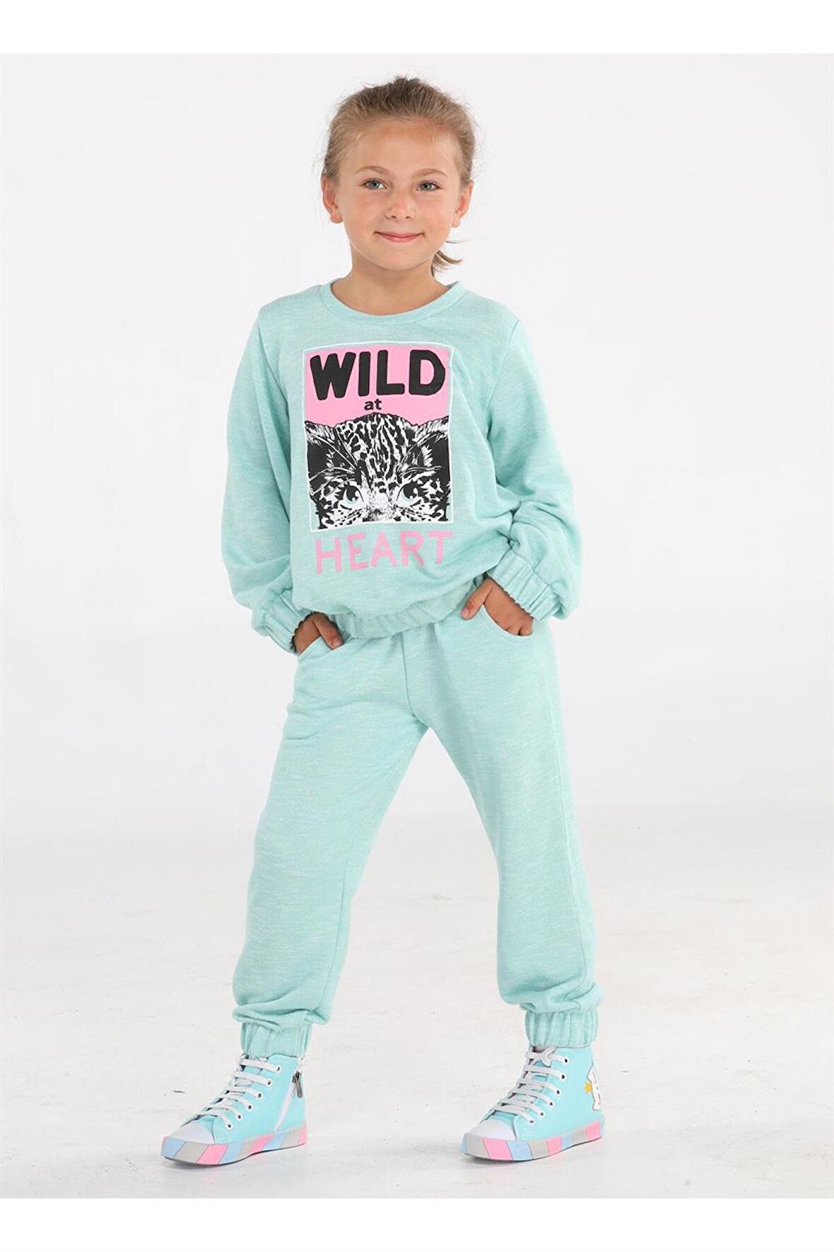 Cute Wild Mint Jogger Eşofman Takım