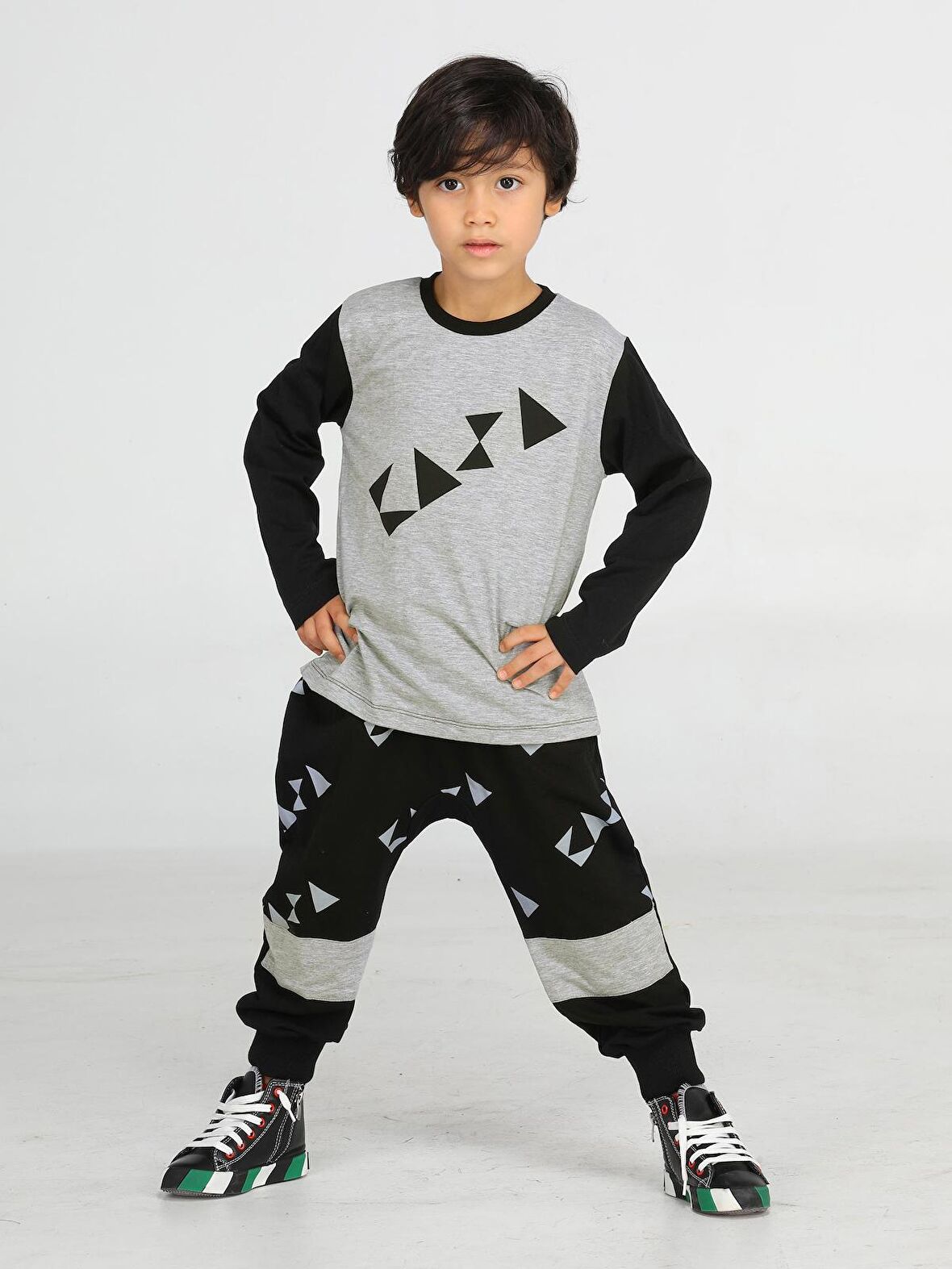 Casa Black Baggy Pantolon + T-shirt Takım