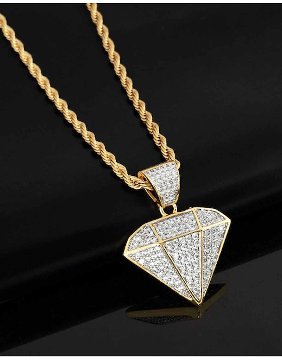 Iced Out Diamond Kolye CS1048AL