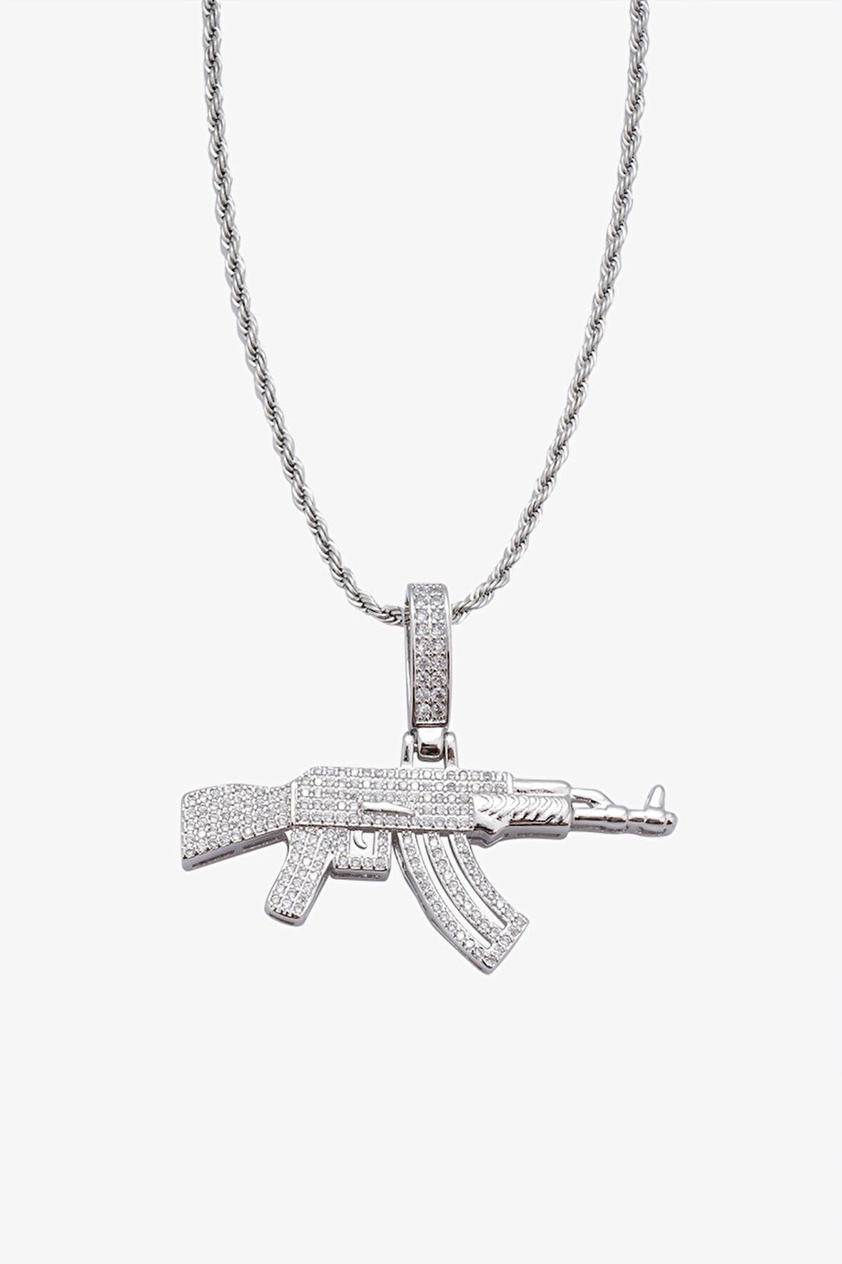 Iced Out Ak-47 Kolye