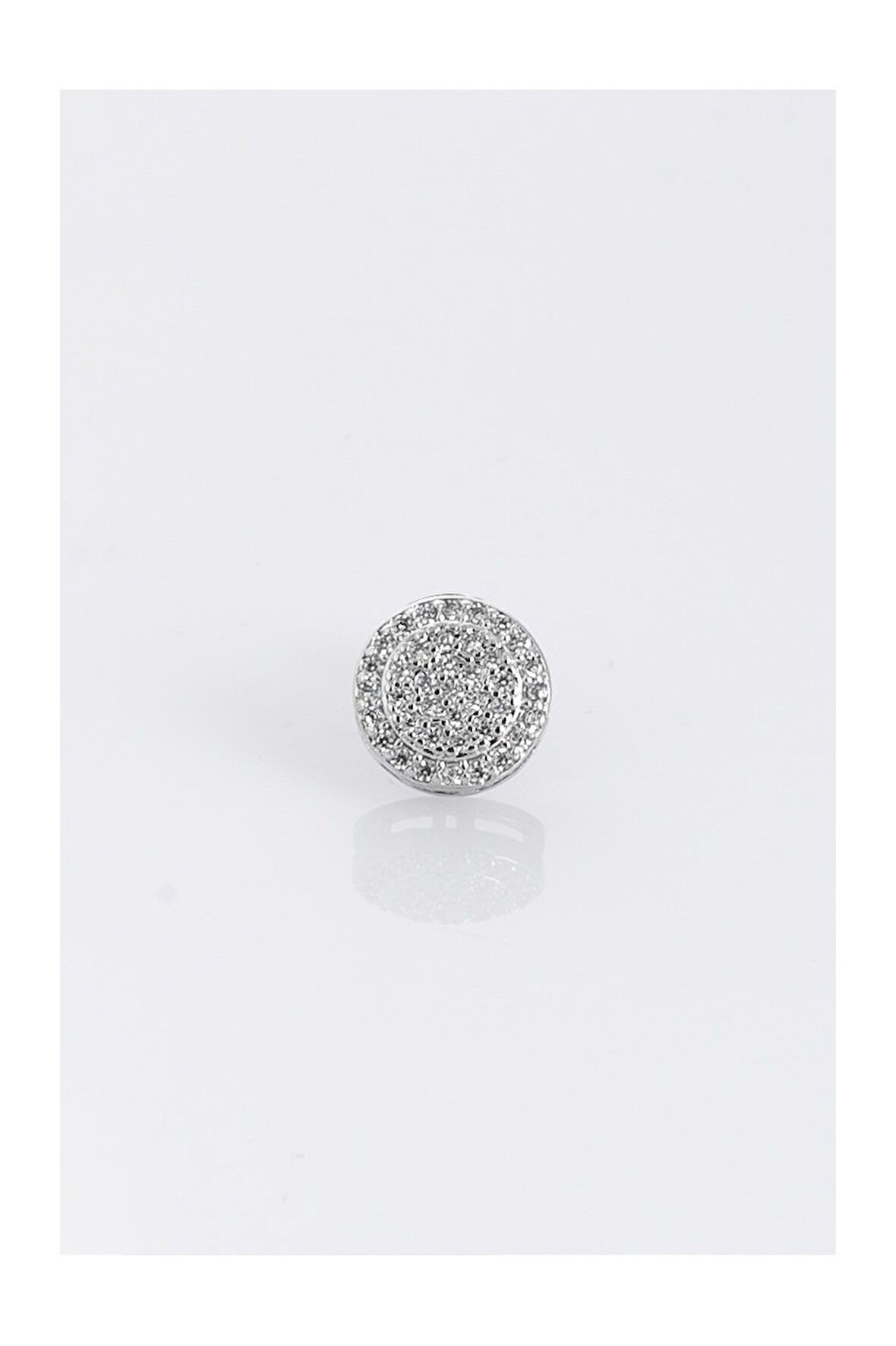 10mm Circle Cut Diamond Küpe