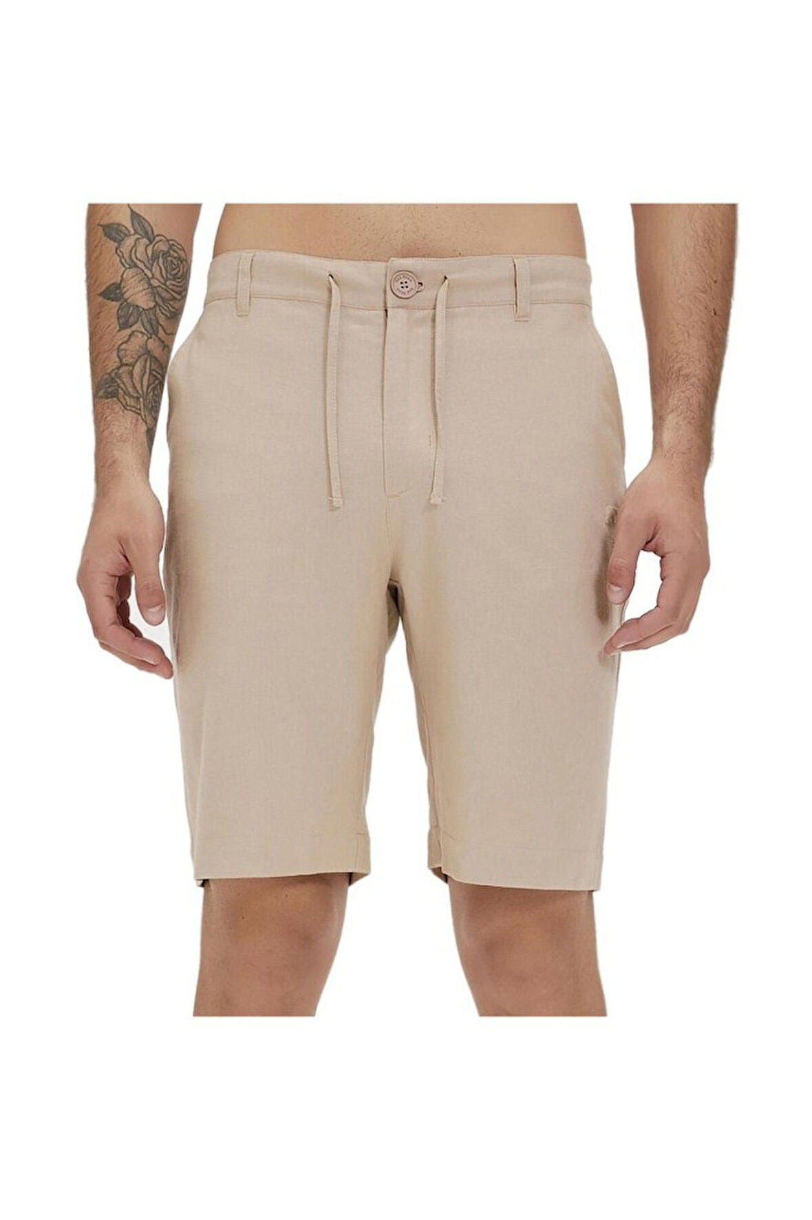 24.01.18.011 Lyne Şort Bej Erkek Bej Şort