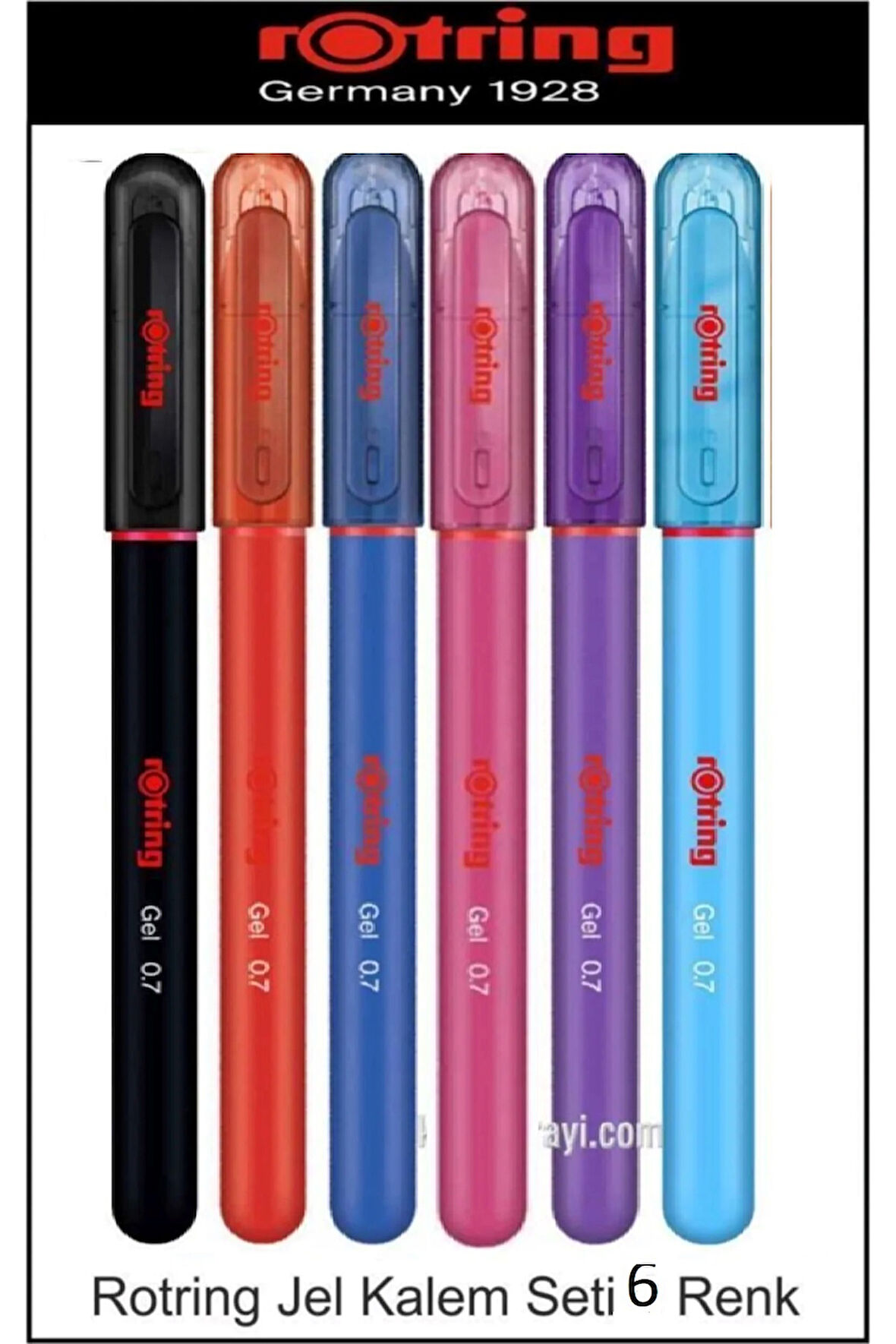 Jel Kalem 0.7 mm 6 Renk