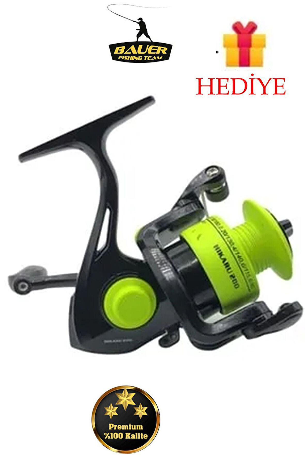 BAUER Hıkaru 200 Lrf & Spin Olta Makinesi 5 Bilye