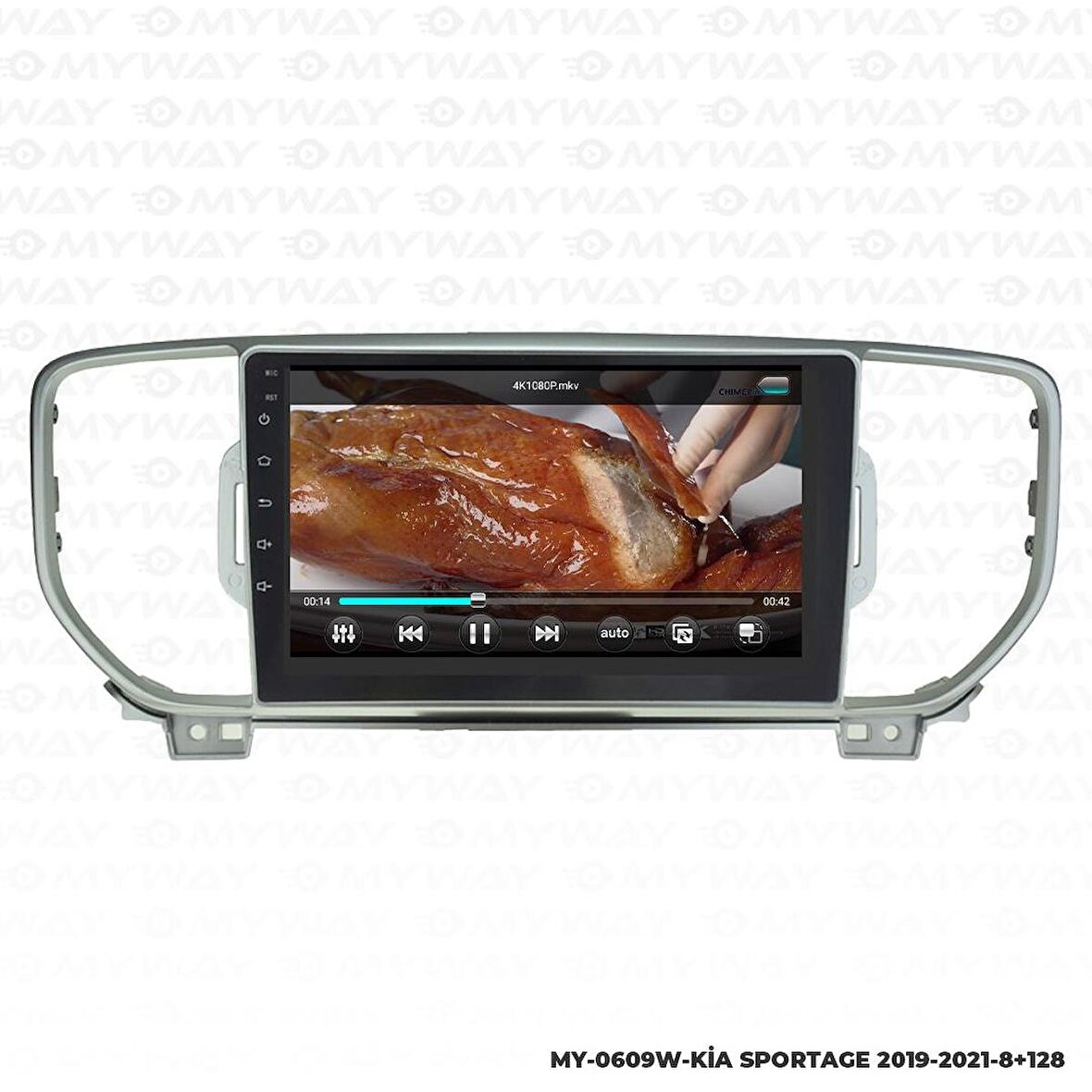 Araç Multimedya Kia Sportage Android 12 Carplay 4Gb Ram + 64Gb Hdd 2019-2021 Navigasyon Ekran MYW