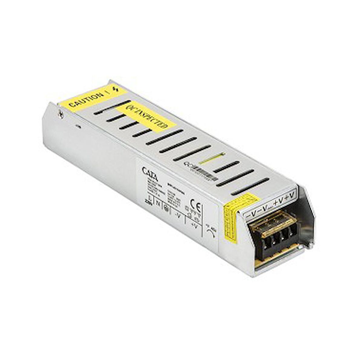 Cata 12,5 Amper Şerit Led Trafosu (150W) (Slim-Fansız)