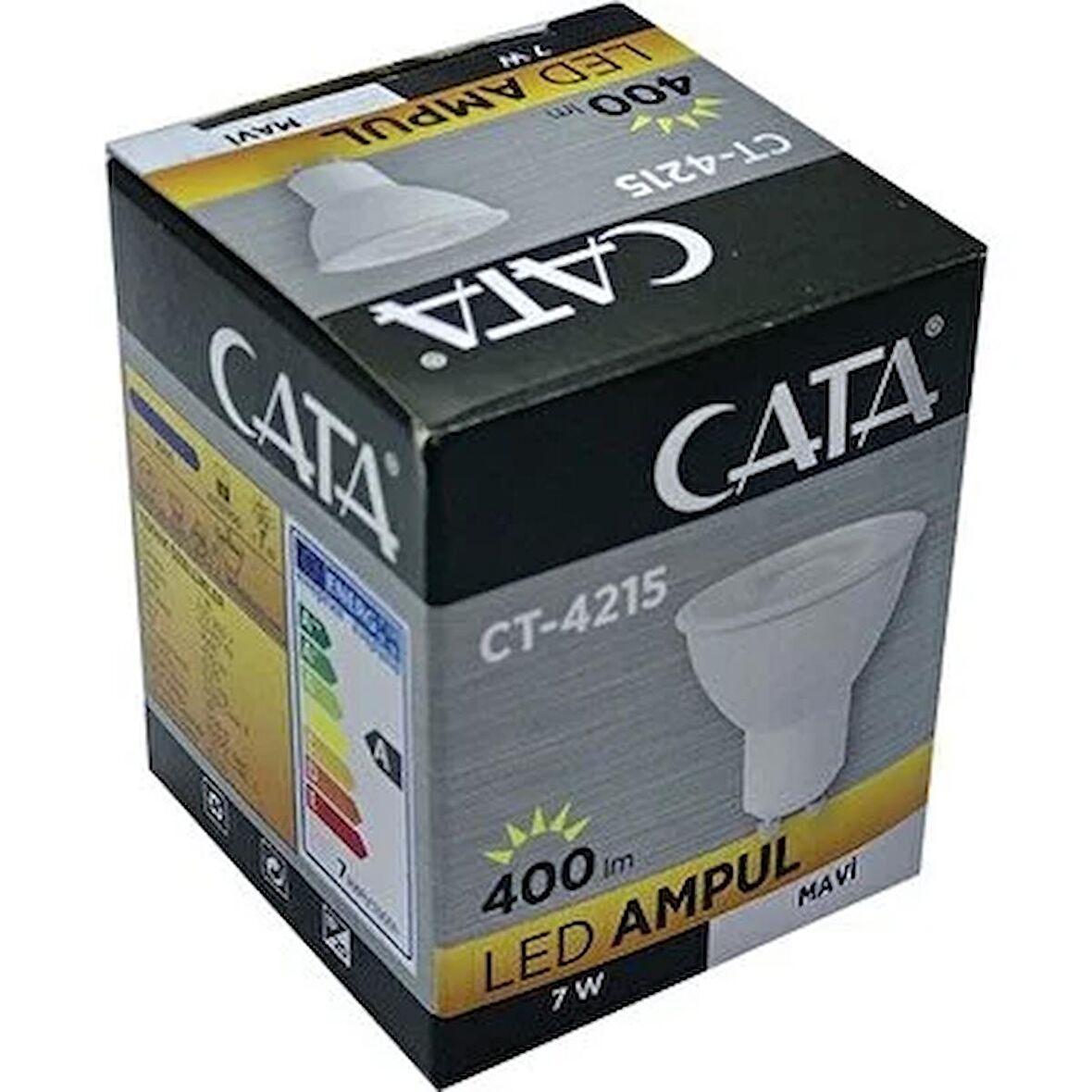 Cata 7W Led Çanak Ampul (Gu-10 Duy) Mavi