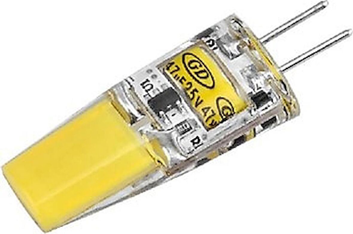 Cata 4W Ledli Kapsül Ampul (G4 Duy) (12V) Beyaz Işık