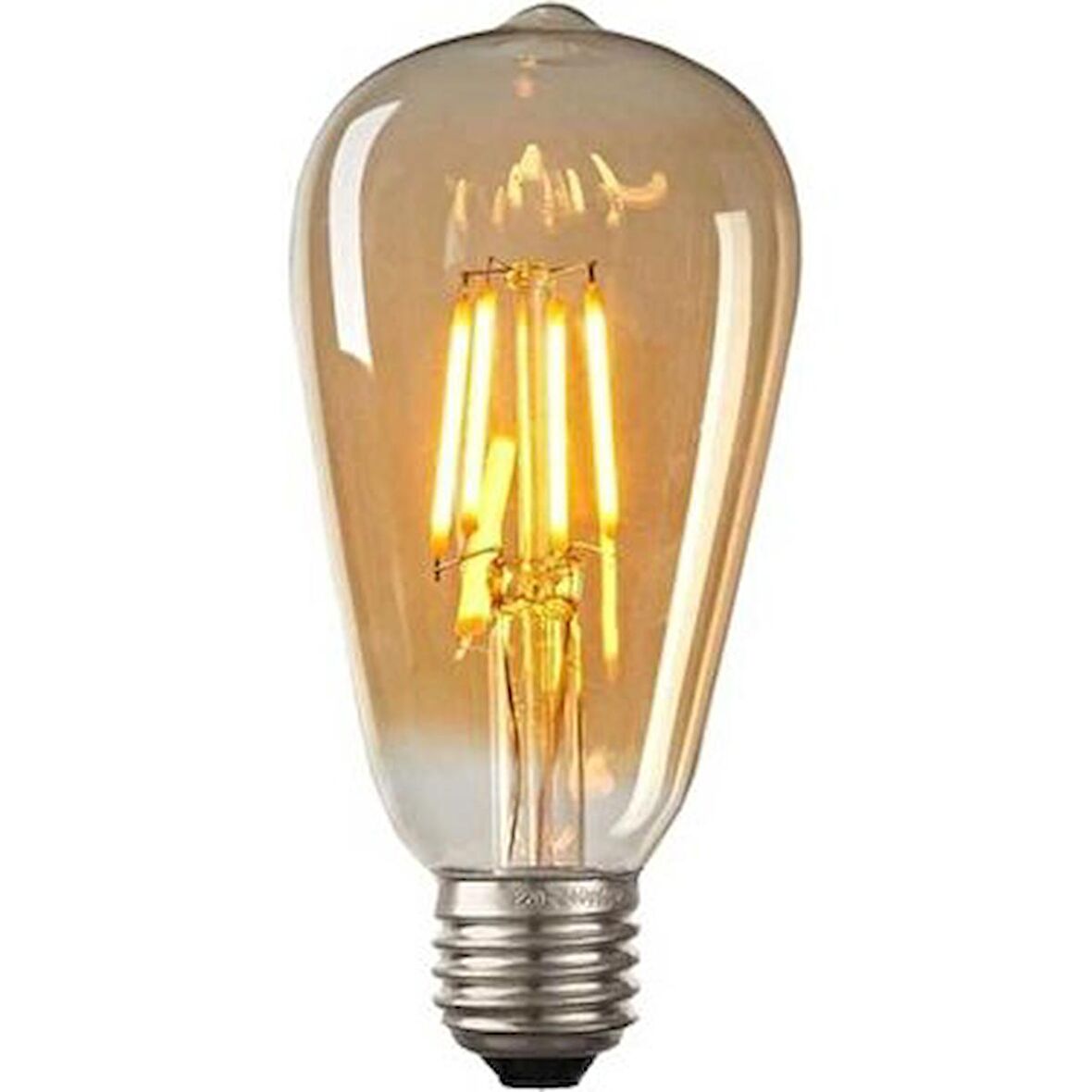 Cata 6W Rustik Led Ampul Uzun Filament 2700K Amber