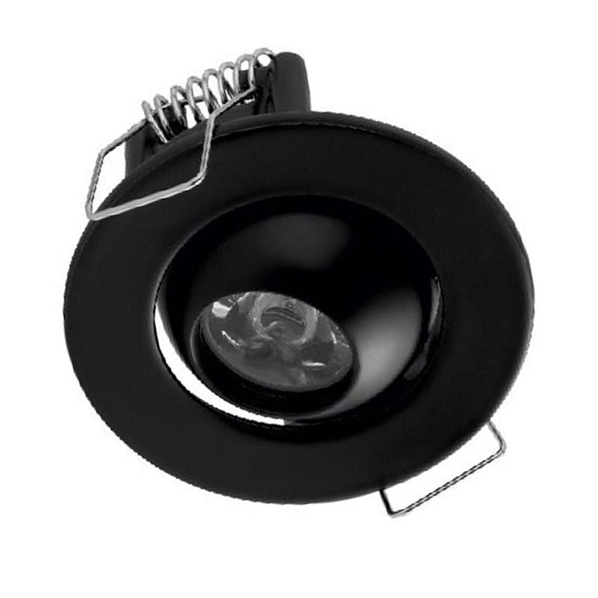 Cata 1W Siyah Kasa Led Spot (Hareketli) Beyaz Işık