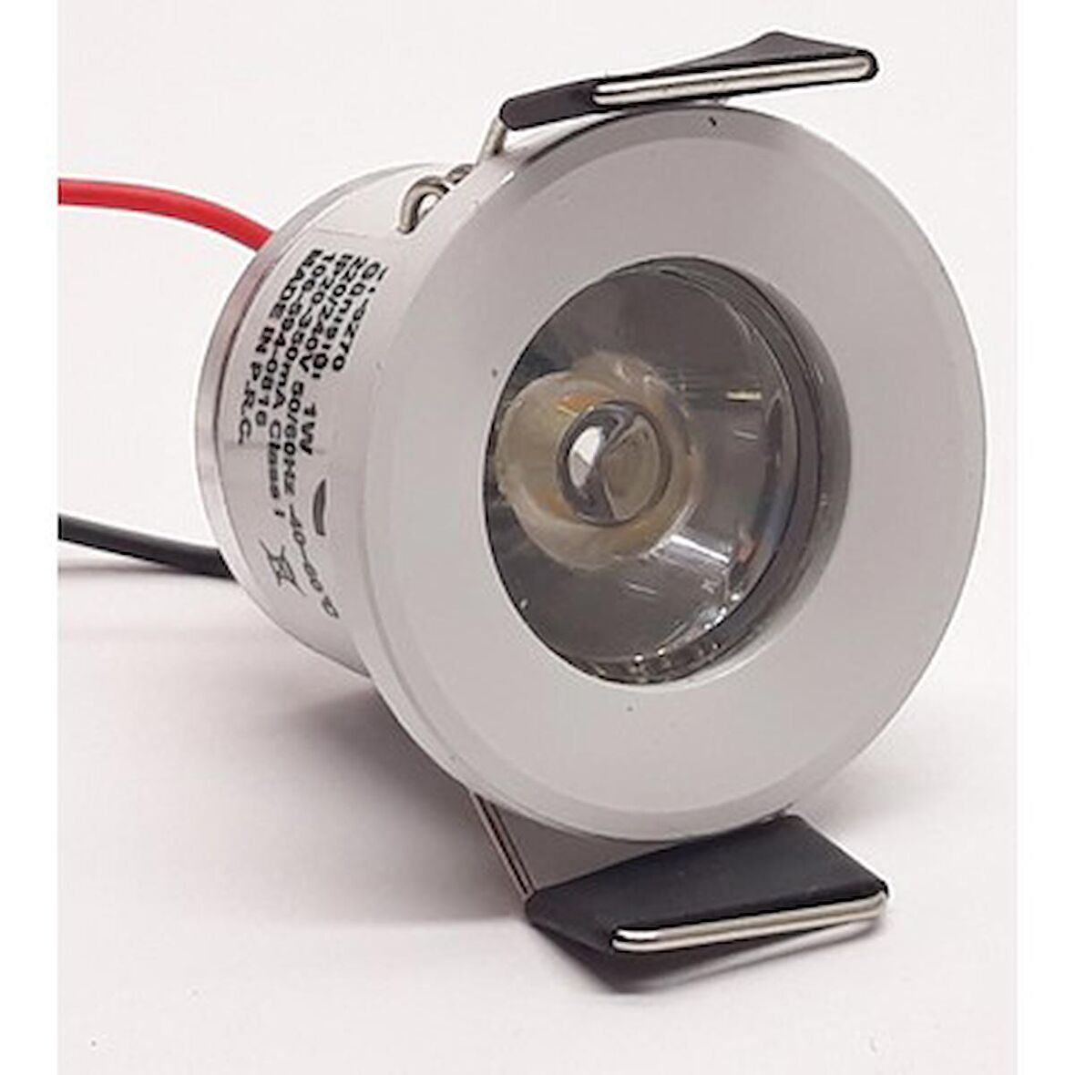 Cata 1W Yıldız Beyaz Kasa Led Spot Amber