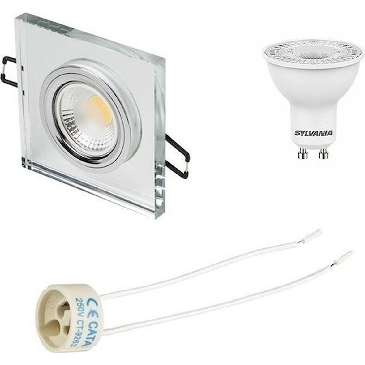 Cata Sardunya Cam Spot Ct-6556 ( Takım Halinde ) Gün Işığı