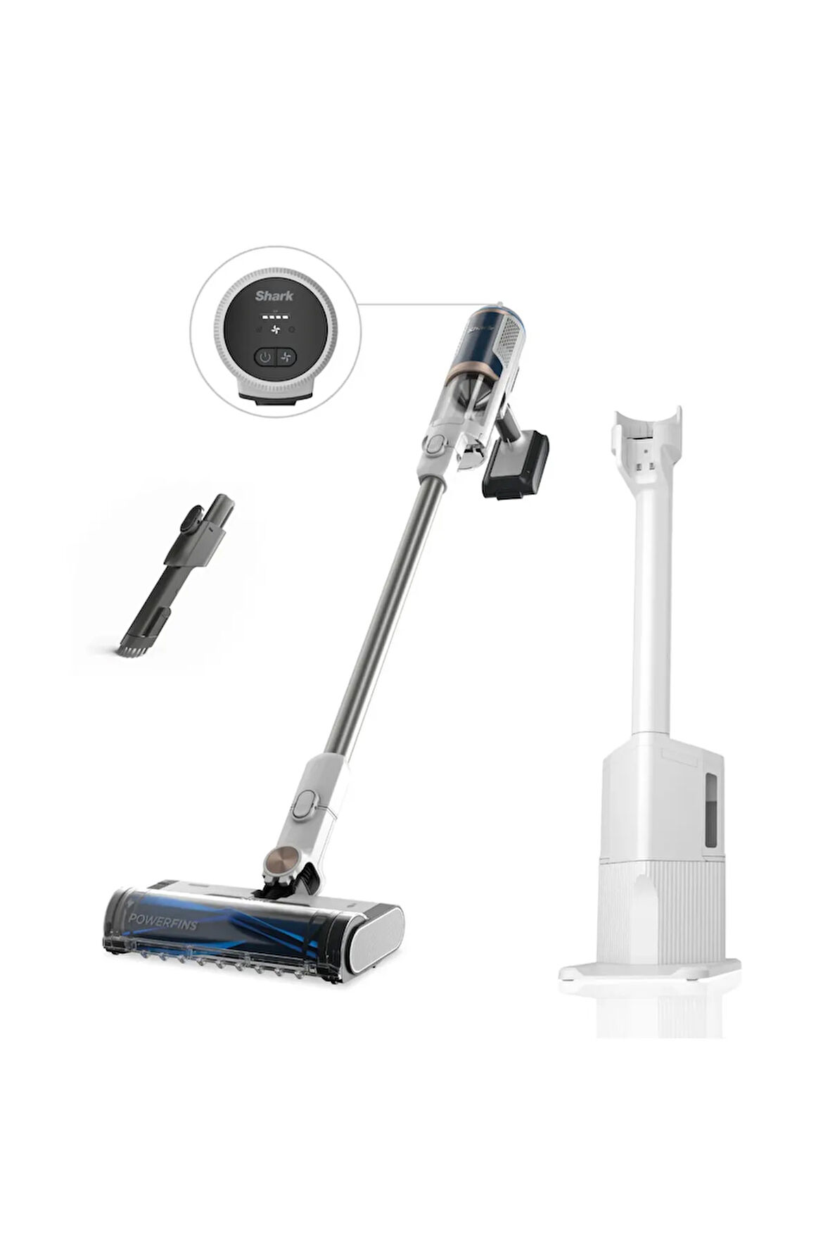 Clean & Empty Auto-Empty Sistemli Şarjlı Dikey Süpürge 1,3 L - BU3521EU - Shark Ninja