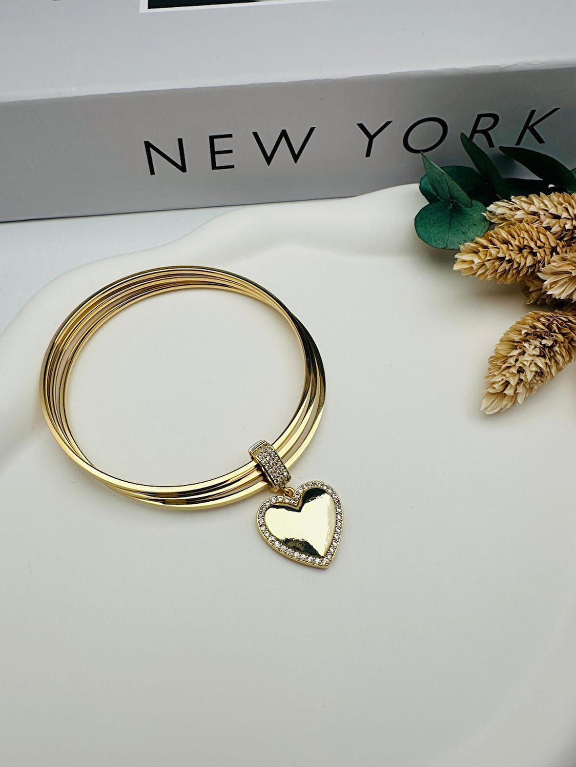 Charmlı Ajda Bilezik (Gold) 6.7mm 22057