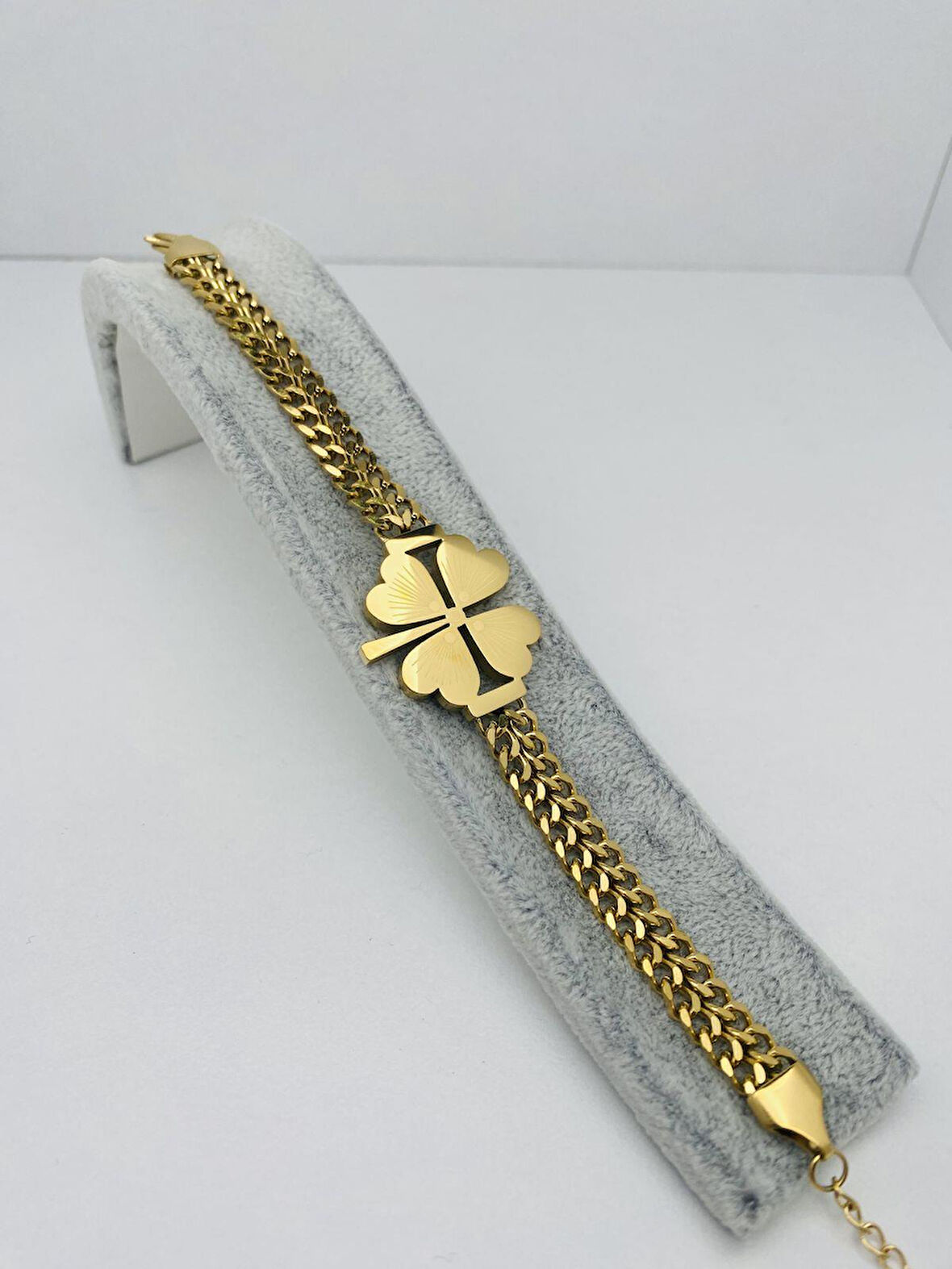 Yonca Çelik Bileklik (Gold) Blk 2165