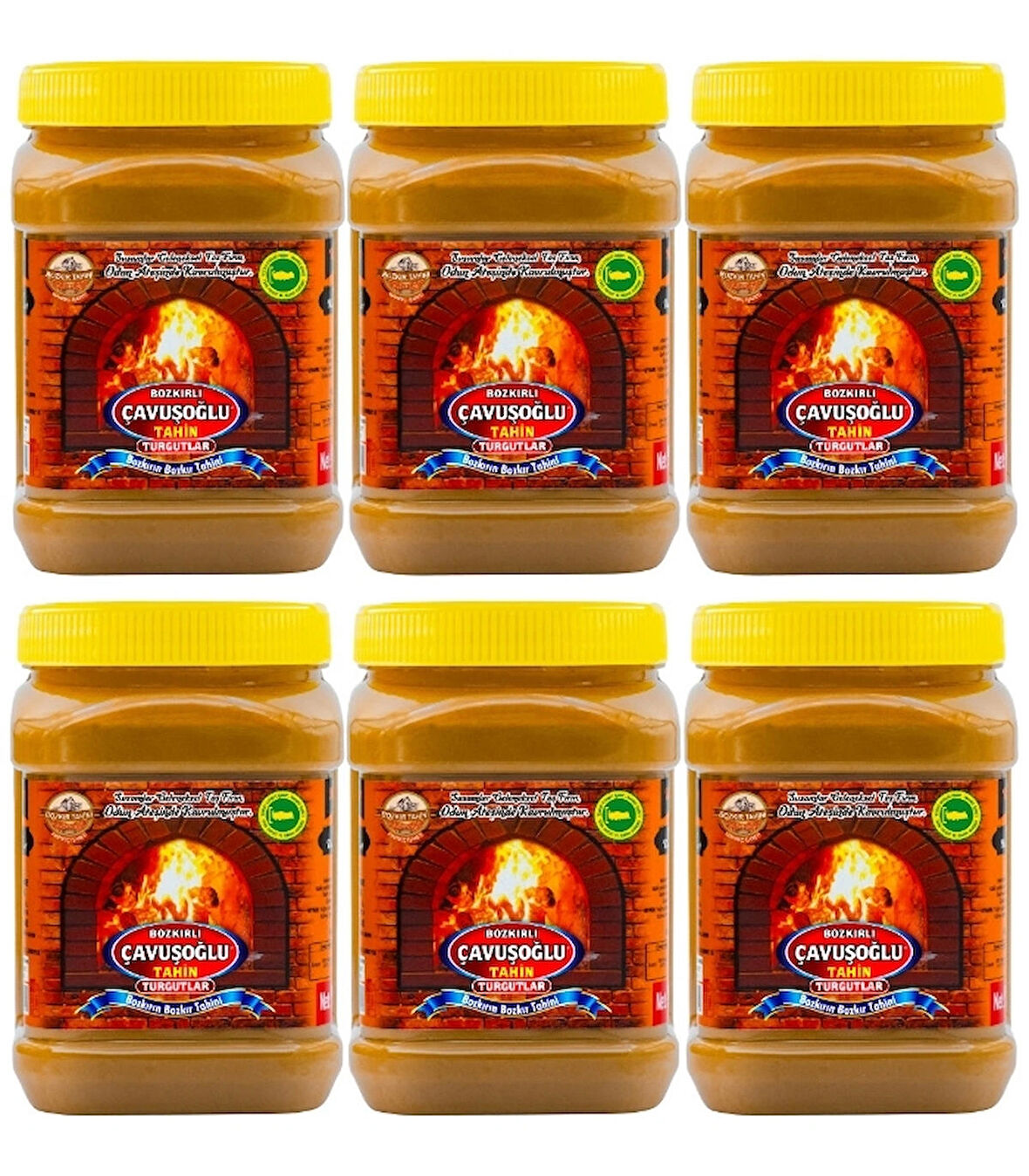 Odun Ateşinde Kepekli Bozkır Tahini 930g x 6