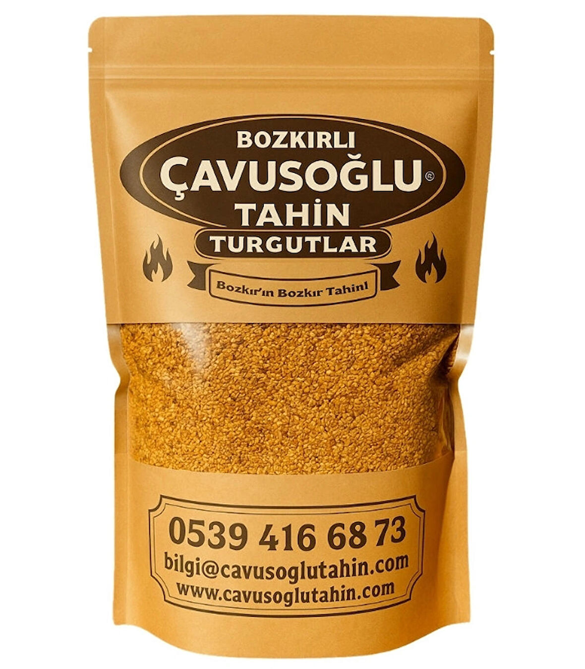 Odun Ateşinde Kavrulmuş Sarı Simitlik Susam 250g