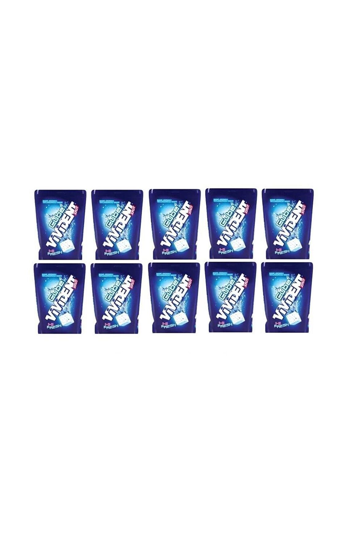 Vivident Mega Bottle Cube Sakız 10 Adet X 86 Gr