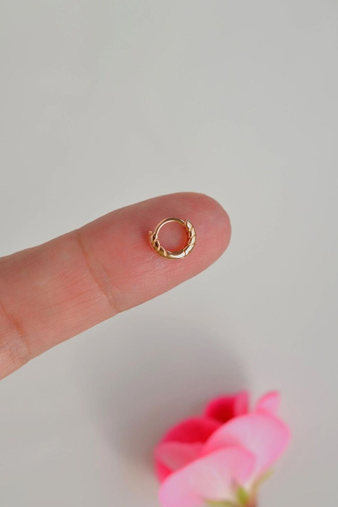 5 mm Mini Halka Piercing Forward Helix Tragus Piercing Daith Helix
