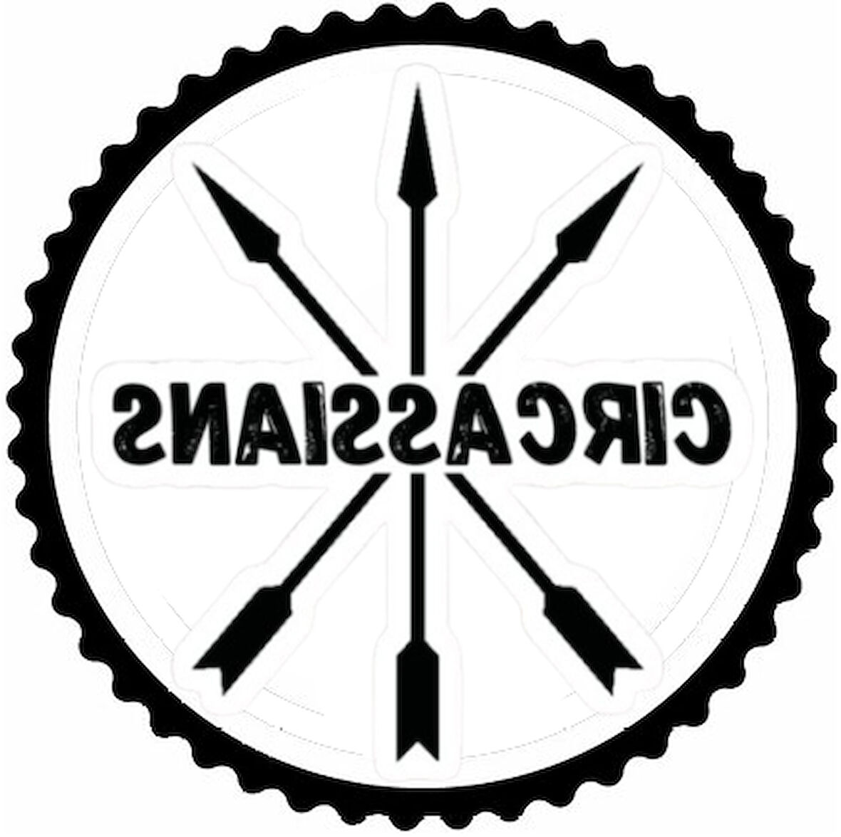 Kafkas Sembolleri Tasarım 5.Model Sticker 50 x 50 cm