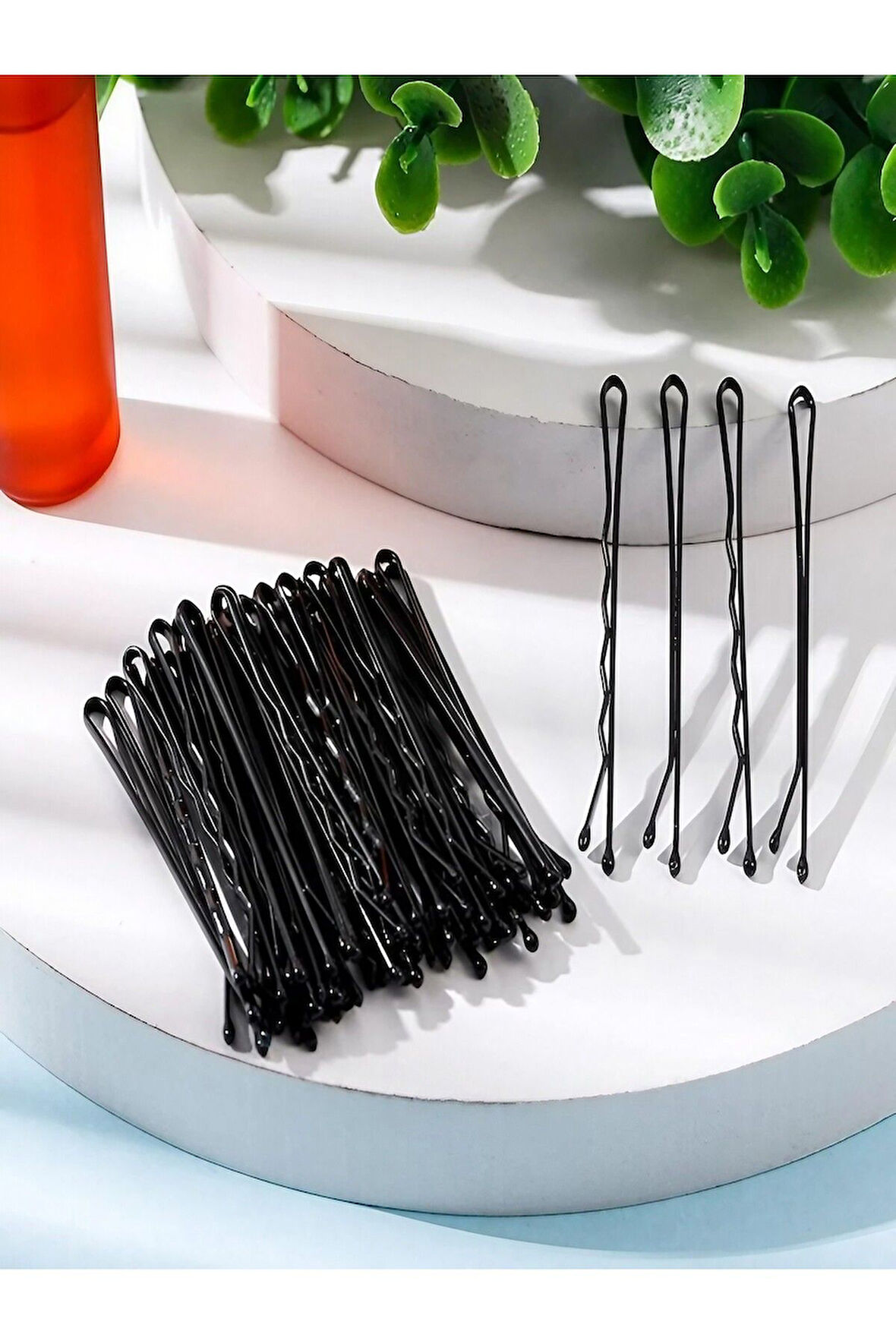 28 adet Kadın Siyah Tel Toka