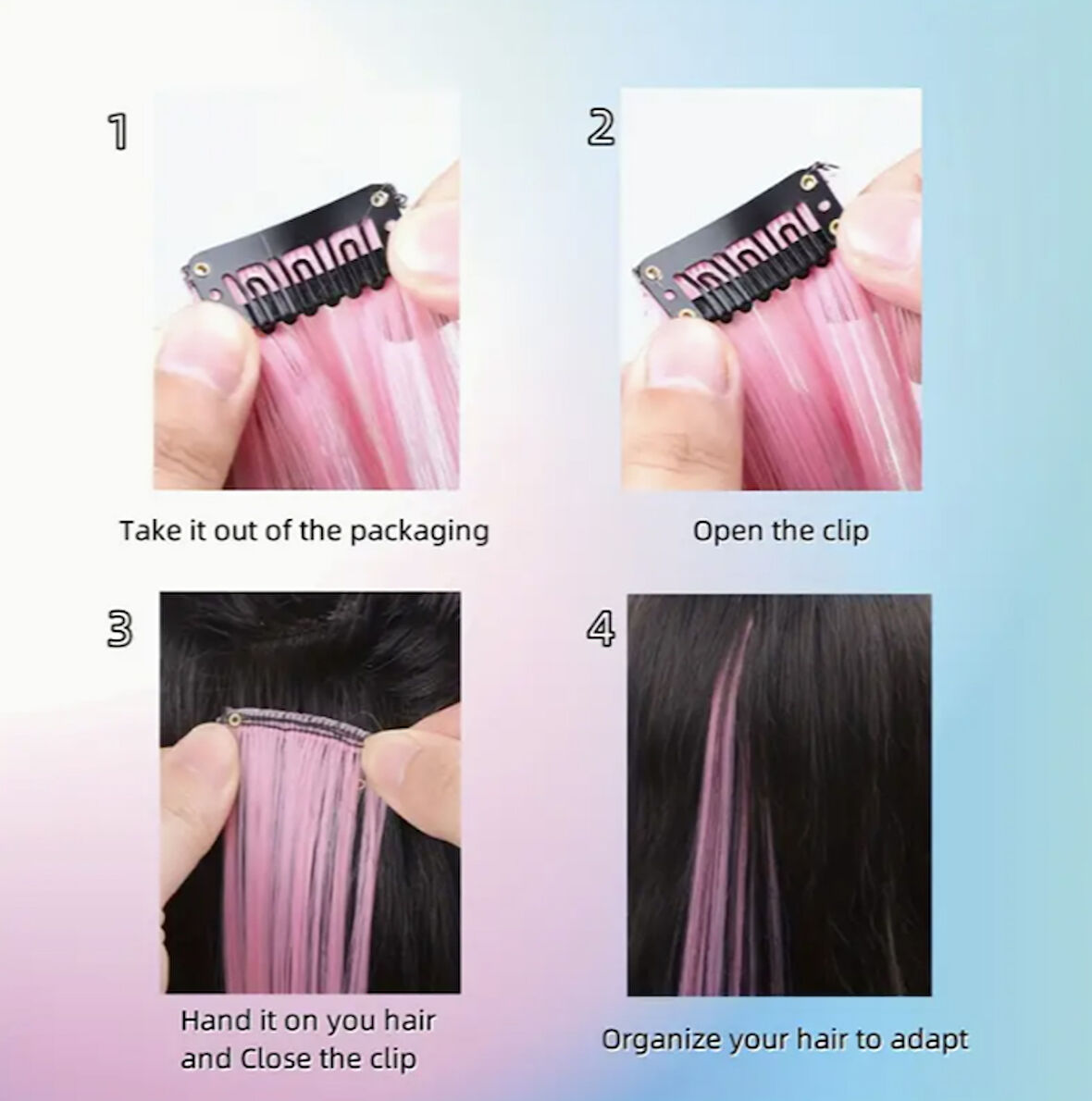 Çıt çıt Postiş Pembe'den Maviye 50 cm